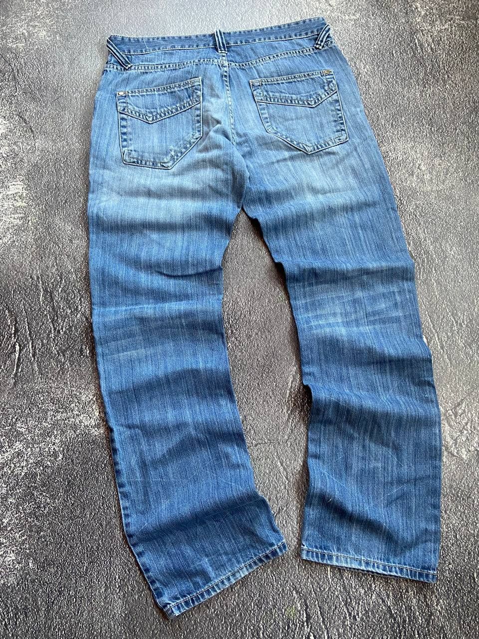 Other Jeans Dirty Pants faded crash denim thrashed y2k distressed Size US 36 / EU 52 - 2 Thumbnail