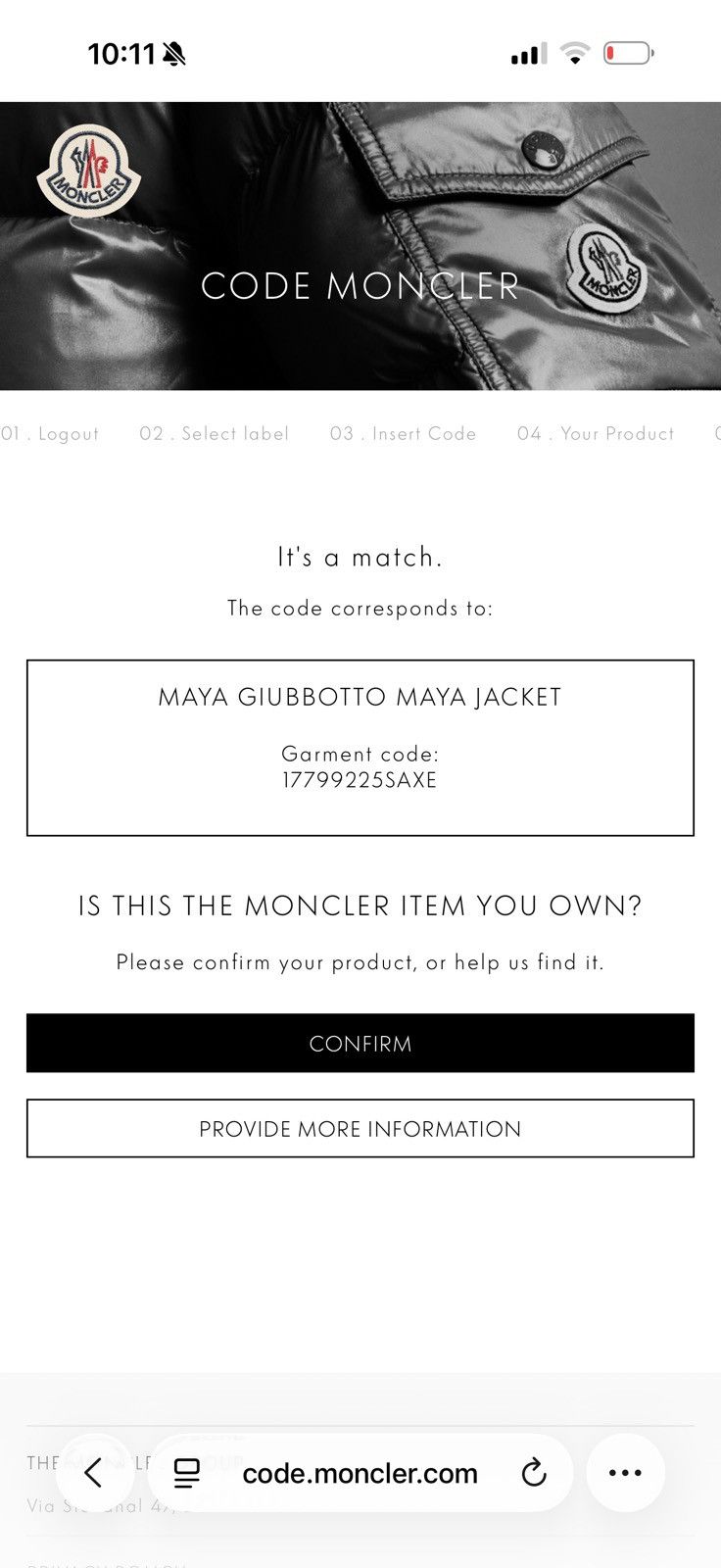 Moncler Moncler Maya Jacket Size US XL / EU 56 / 4 - 23 Thumbnail