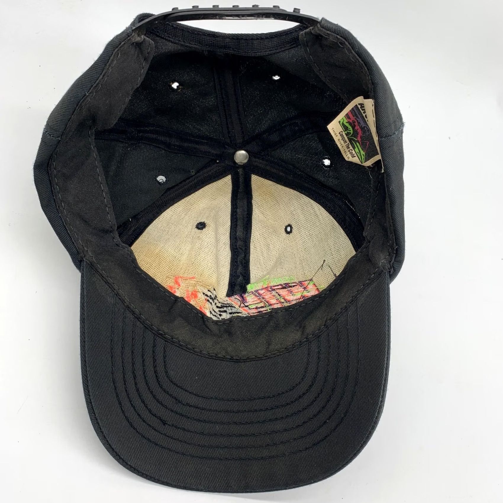 Vintage VINTAGE Arcticwear Hat Cap Snap Back Mens Black One Size 90s Arctic Cat Racing Snapback Twill Adjustable Size ONE SIZE - 5 Thumbnail