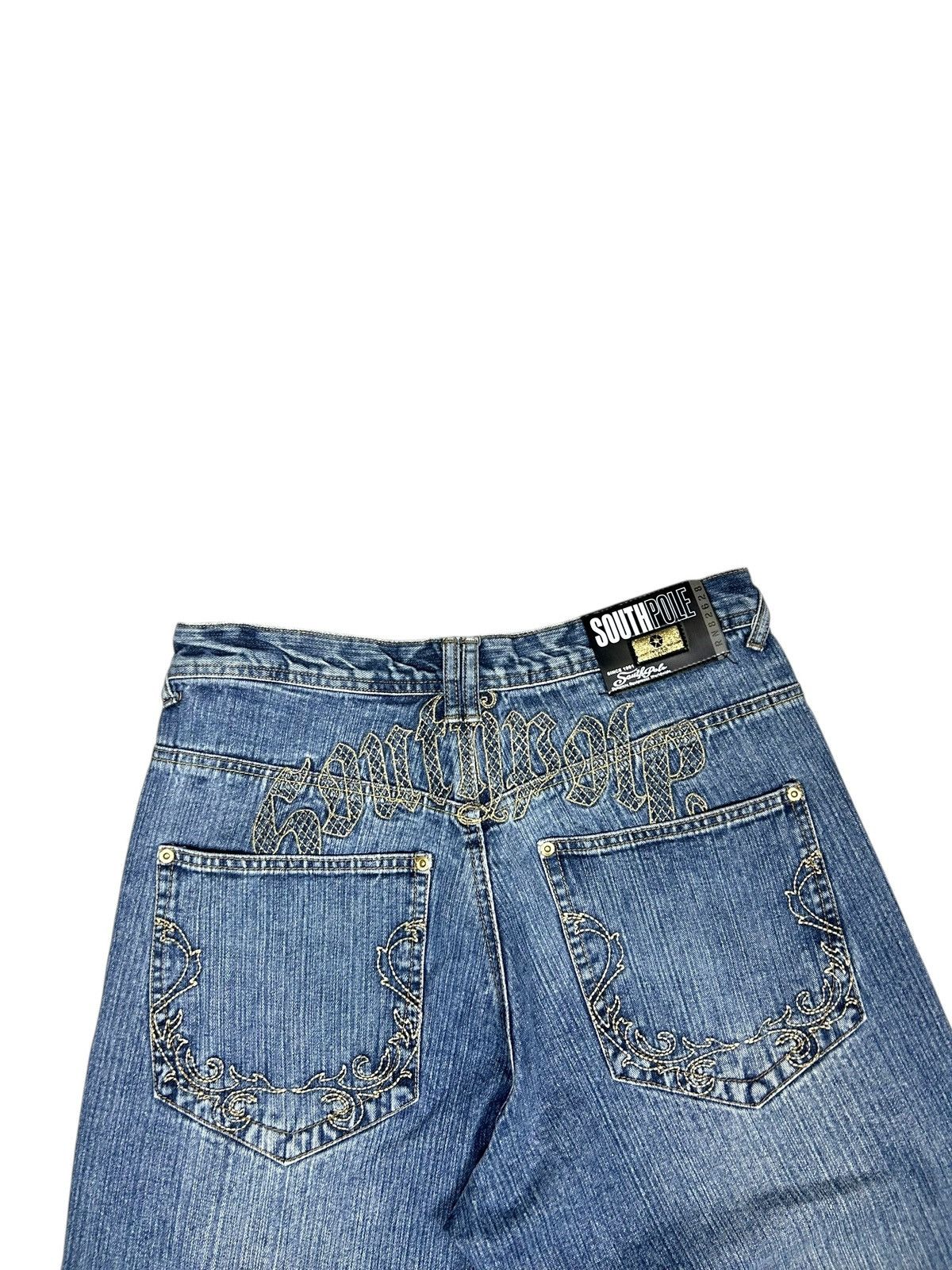 Southpole Vintage Southpole embroidered jeans pants y2k rap pinkman Size US 34 / EU 50 - 3 Thumbnail