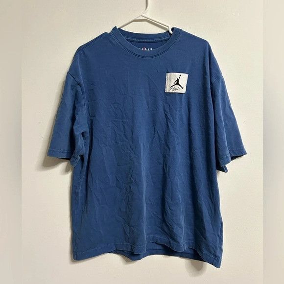 Jordan Brand Jordan Flight Oversized Fit Blue T Shirt Size US M / EU 48-50 / 2 - 1 Thumbnail