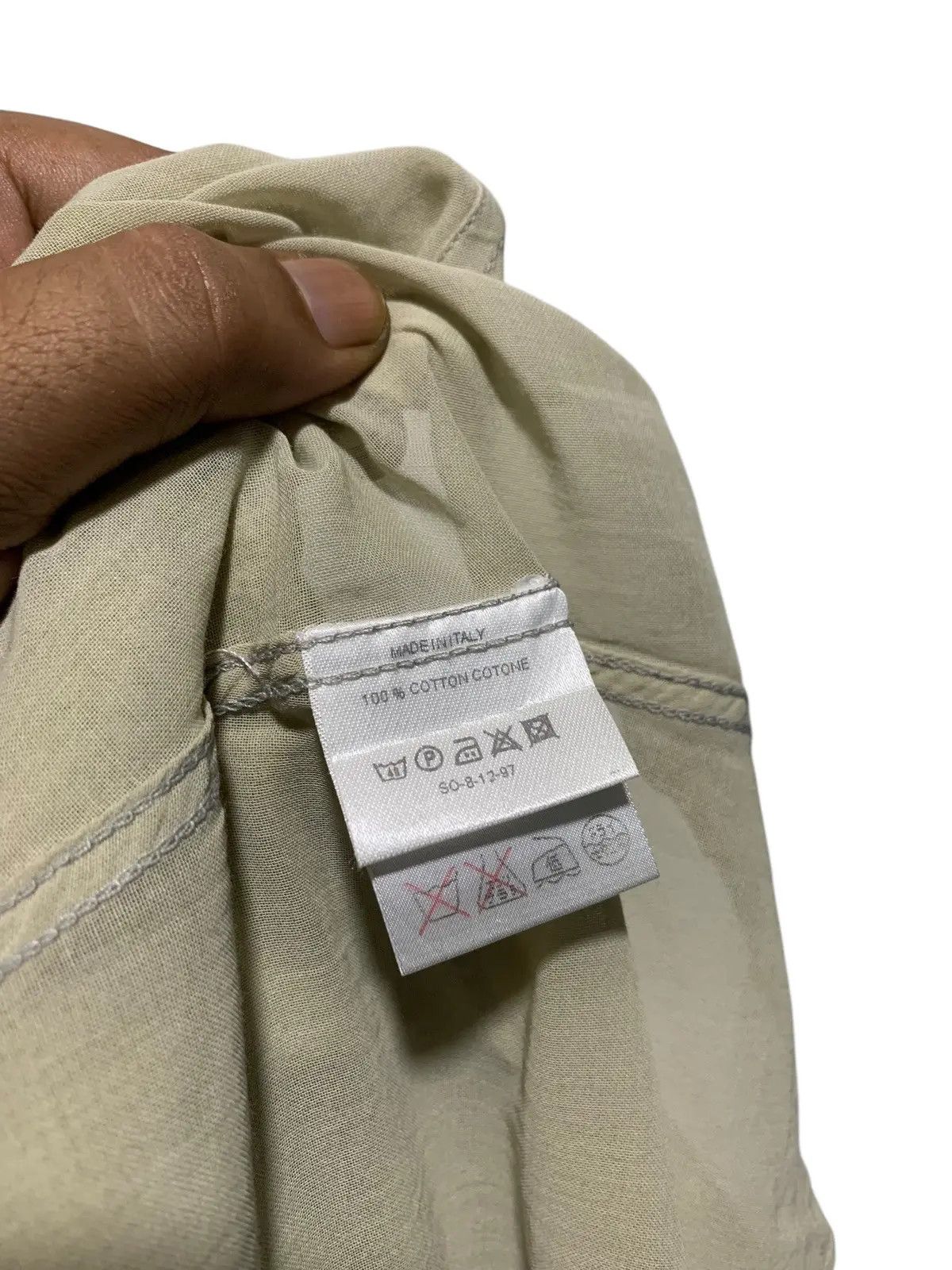Gucci Ss97gucci tom ford sheer button up beige shirt Size US S / EU 44-46 / 1 - 10 Thumbnail