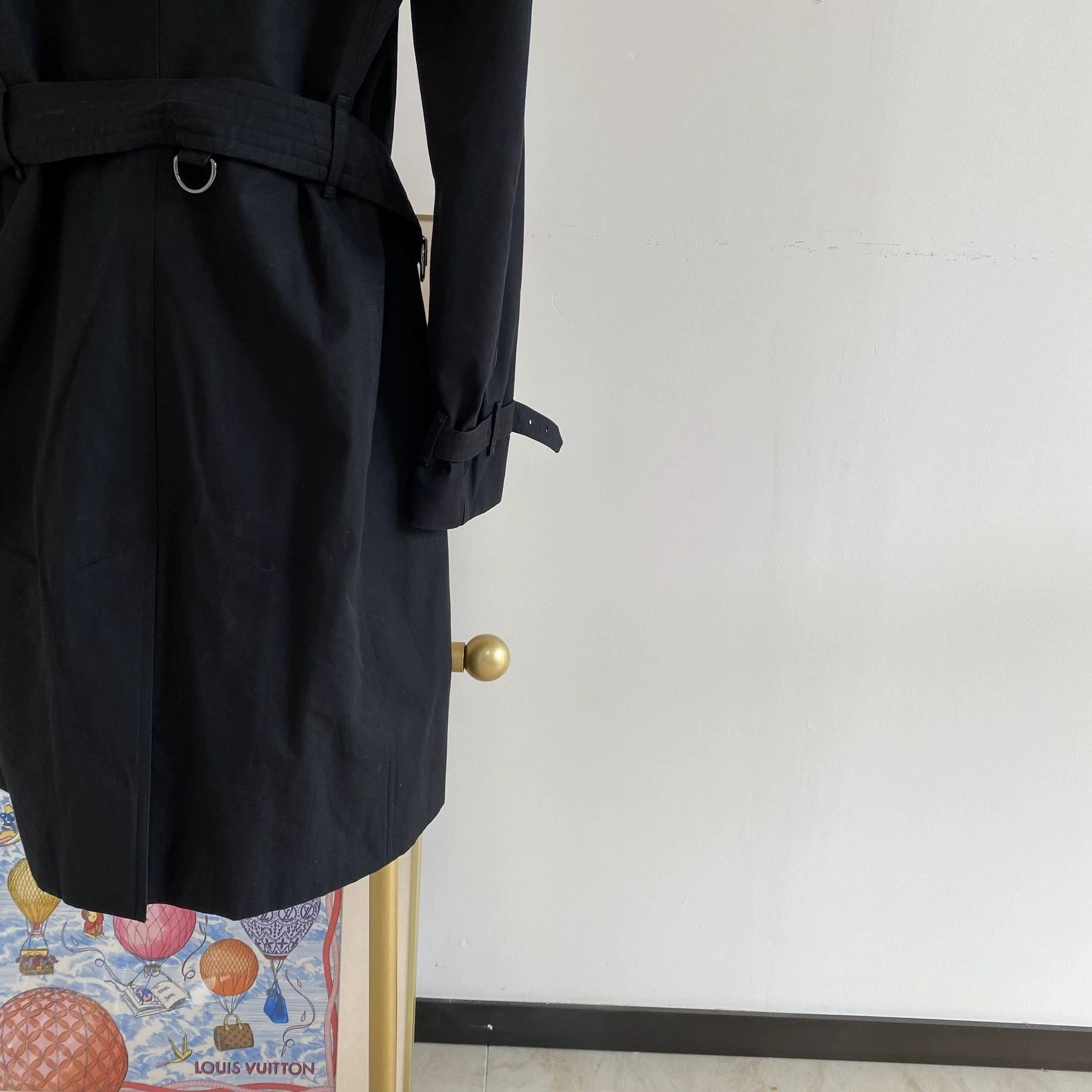 Burberry Burberry Black Trench Coat UK6 Size XS / US 0-2 / IT 36-38 - 6 Thumbnail