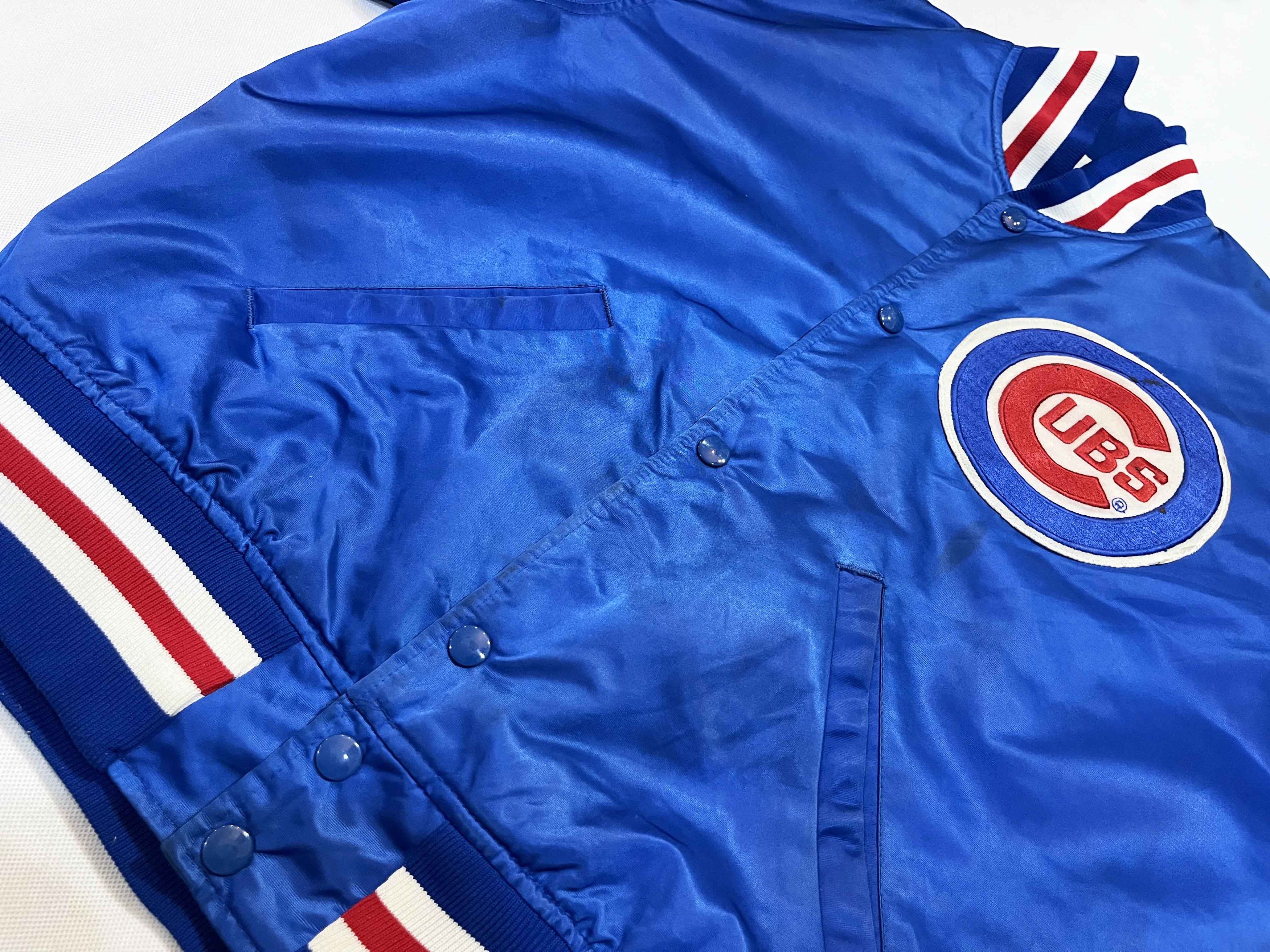 MLB × Starter × Vintage Vintage Starter MLB Chicago Cubs Bomber Satin Jacket Size US M / EU 48-50 / 2 - 8 Thumbnail