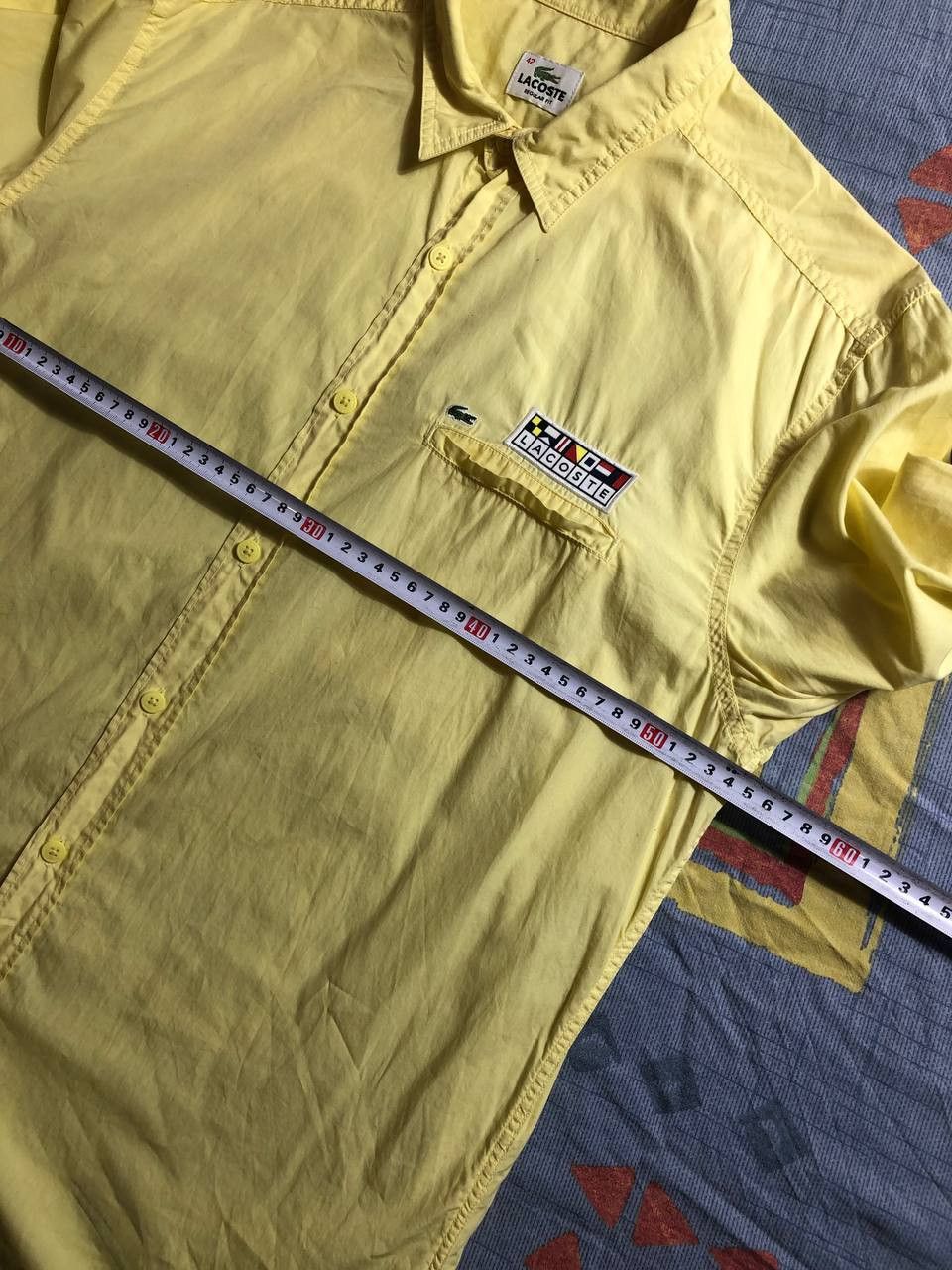 Japanese Brand × Lacoste × Vintage Vintage 90's Lacoste Shirts Short Sleeve Single Pocket Size US L / EU 52-54 / 3 - 17 Thumbnail