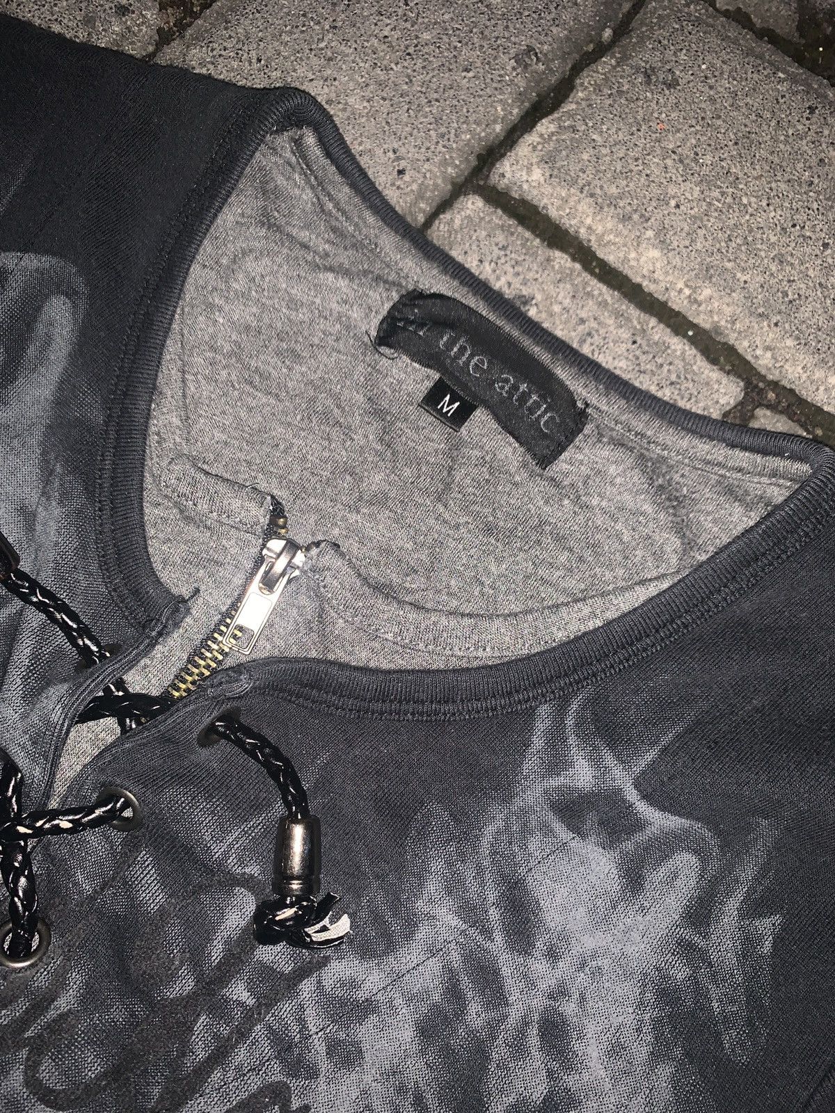 In The Attic 🔥SOLD🔥Smoke Graphic In The Attic DoubleLayer Shirt LBG PUNK Size S / US 4 / IT 40 - 5 Thumbnail