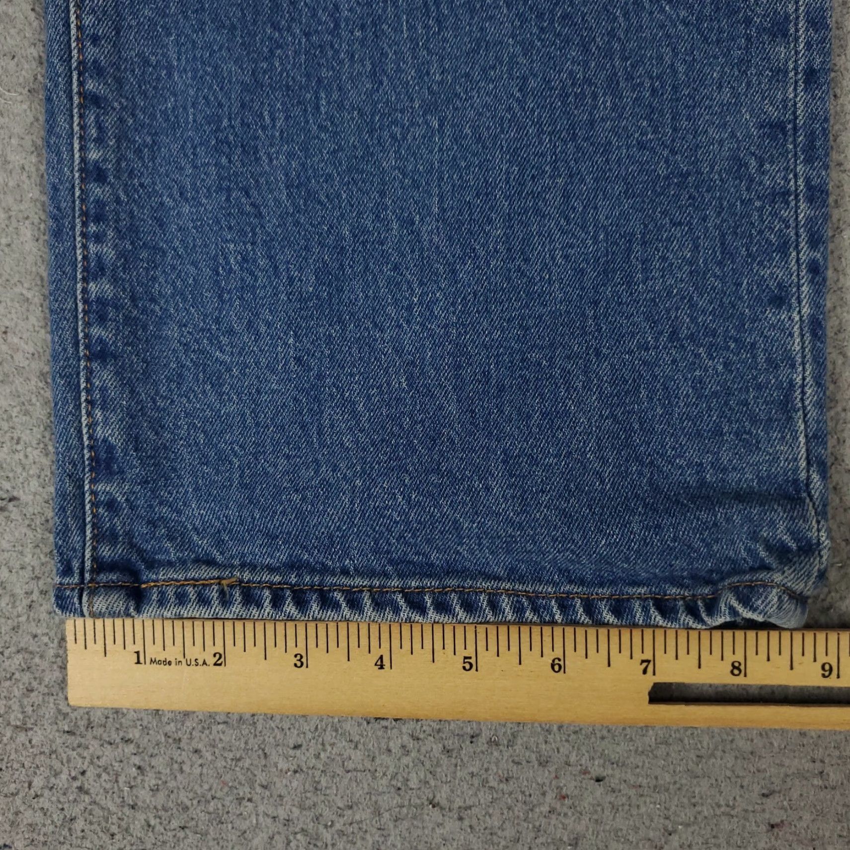 Levi's Levi's 501 Jeans Mens Regular Size 40x32 Blue Straight Leg Denim Pants Size US 40 / EU 56 - 6 Thumbnail