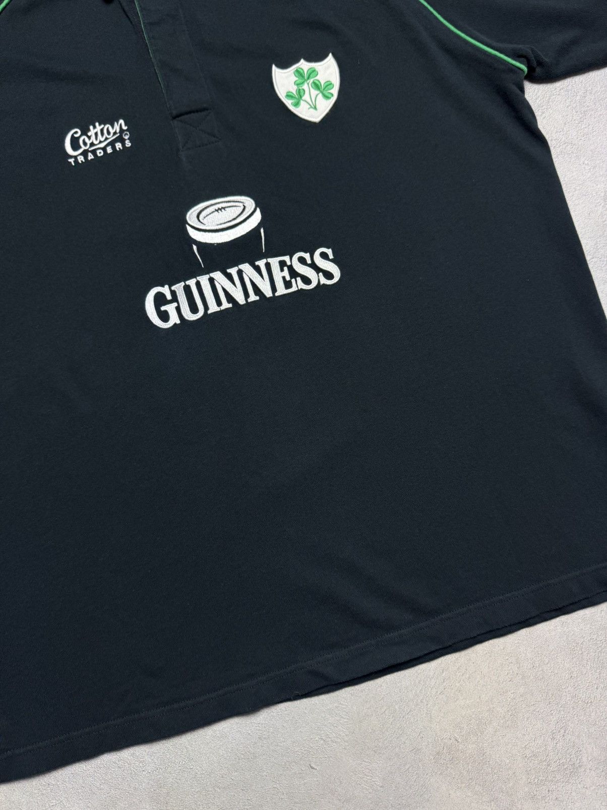 Cotton Traders Ireland Rugby Shirt Jersey Cotton Traders Guinness Size US XL / EU 56 / 4 - 4 Thumbnail