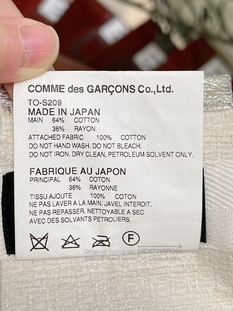 Comme des Garcons Comme Des Garcons size S Silver metallic luster half skirt Size 23" - 5 Thumbnail