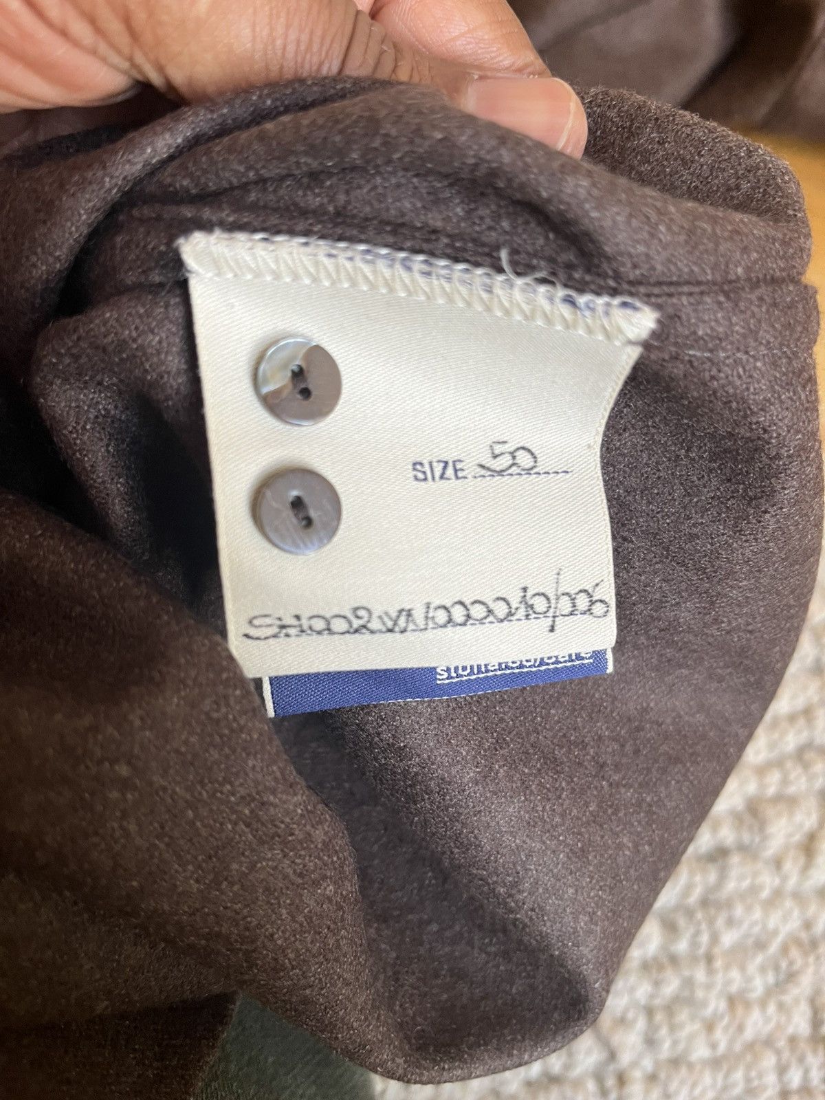 Stoffa Stoffa Long Sleeve Camp Shirt (Wool Flannel) Size US M / EU 48-50 / 2 - 6 Thumbnail
