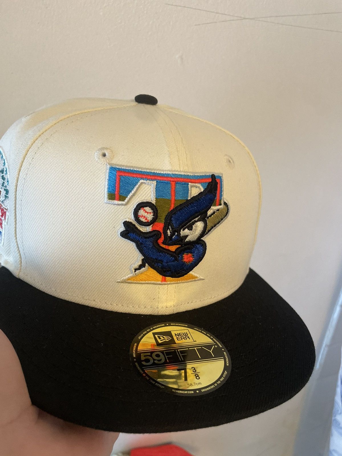 image of Myfitteds Toronto Blue Jays 91 All Star Game Patch Size in White, Men's