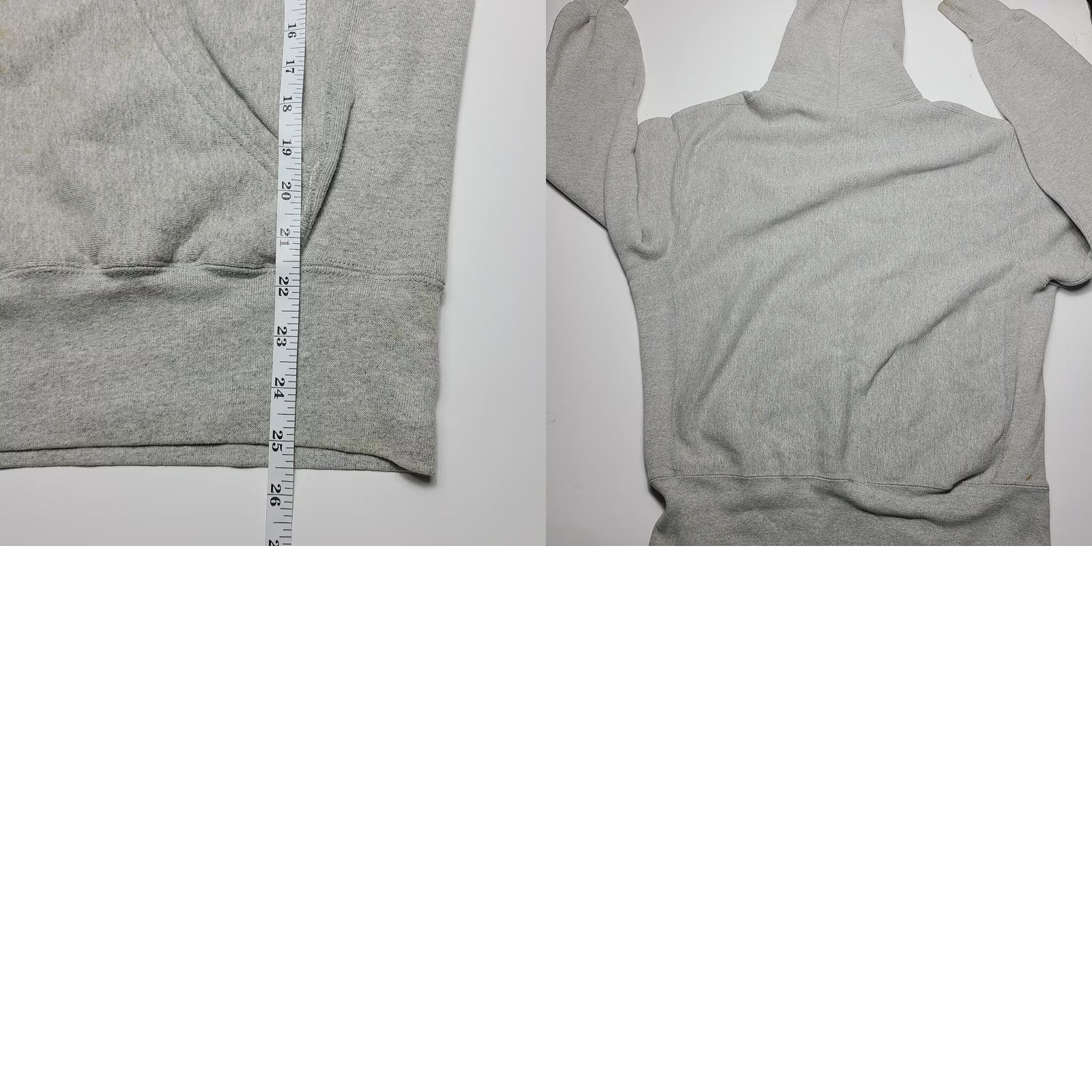 Lee VINTAGE Lee Cross Grain Reverse Weave Hoodie Sweatshirt L Cotton Blend USA Thrashed Mens Hoodie Size US L / EU 52-54 / 3 - 8 Thumbnail