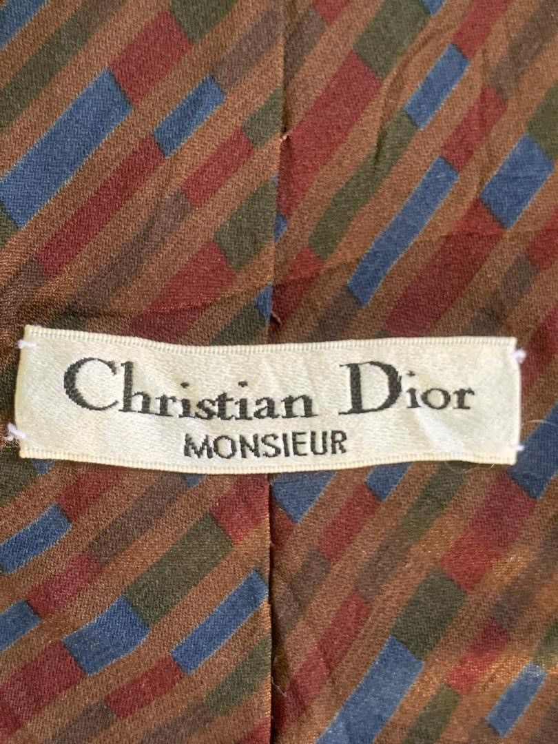 Christian Dior Monsieur × Designer Rare Design Vintage Christian Dior Monsieur Ties Size ONE SIZE - 4 Thumbnail