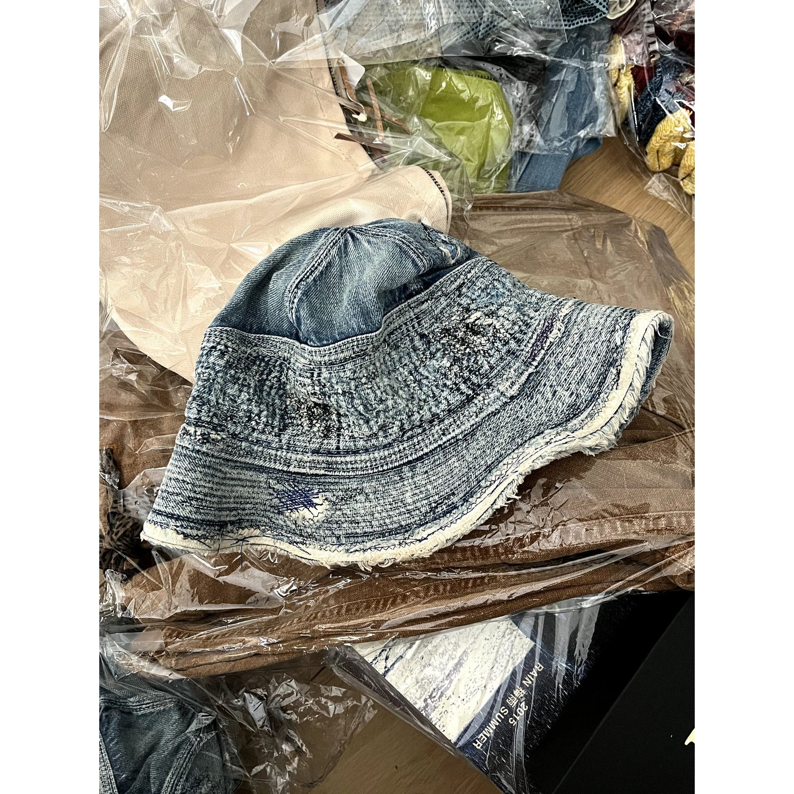 Kapital Kapital Denim The Old Man & The Sea Hat Distressed Remake Size ONE SIZE - 2 Thumbnail