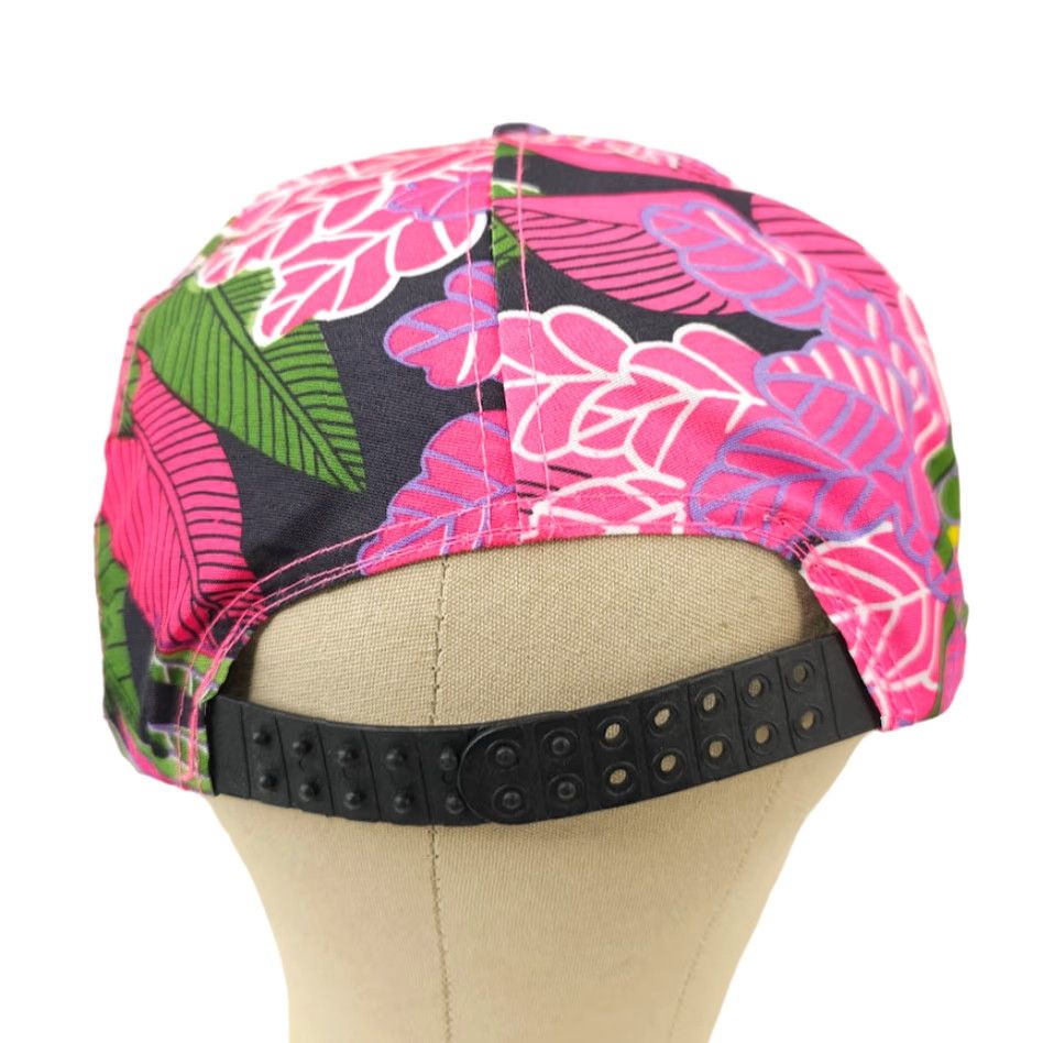 Pinko **Vintage Western States Contracting 80s Floral Pink Snapback Hat Mens One Size** User: Vintage 80s Floral Pink Snapback Hat Mens One Size Size ONE SIZE - 5 Thumbnail