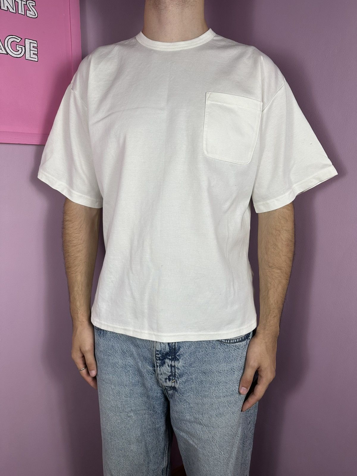 TROVE Active Trove Japan T Shirt Tee Short Sleeve White Pocket Size US M / EU 48-50 / 2 - 1 Thumbnail