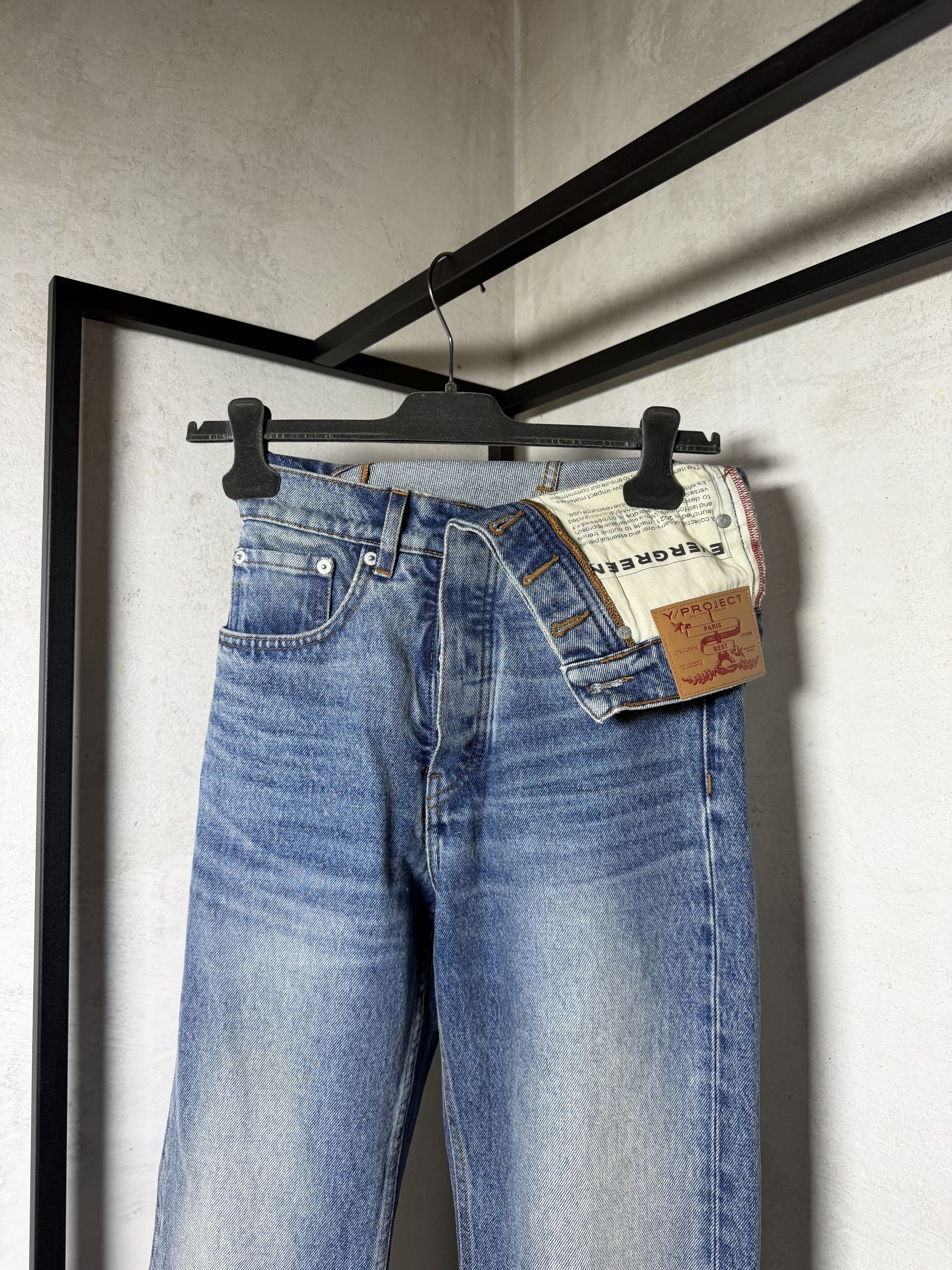 Y/Project Y/Project Evergreen Asymmetric Jeans Size 24" / US 00 / IT 34 - 3 Thumbnail