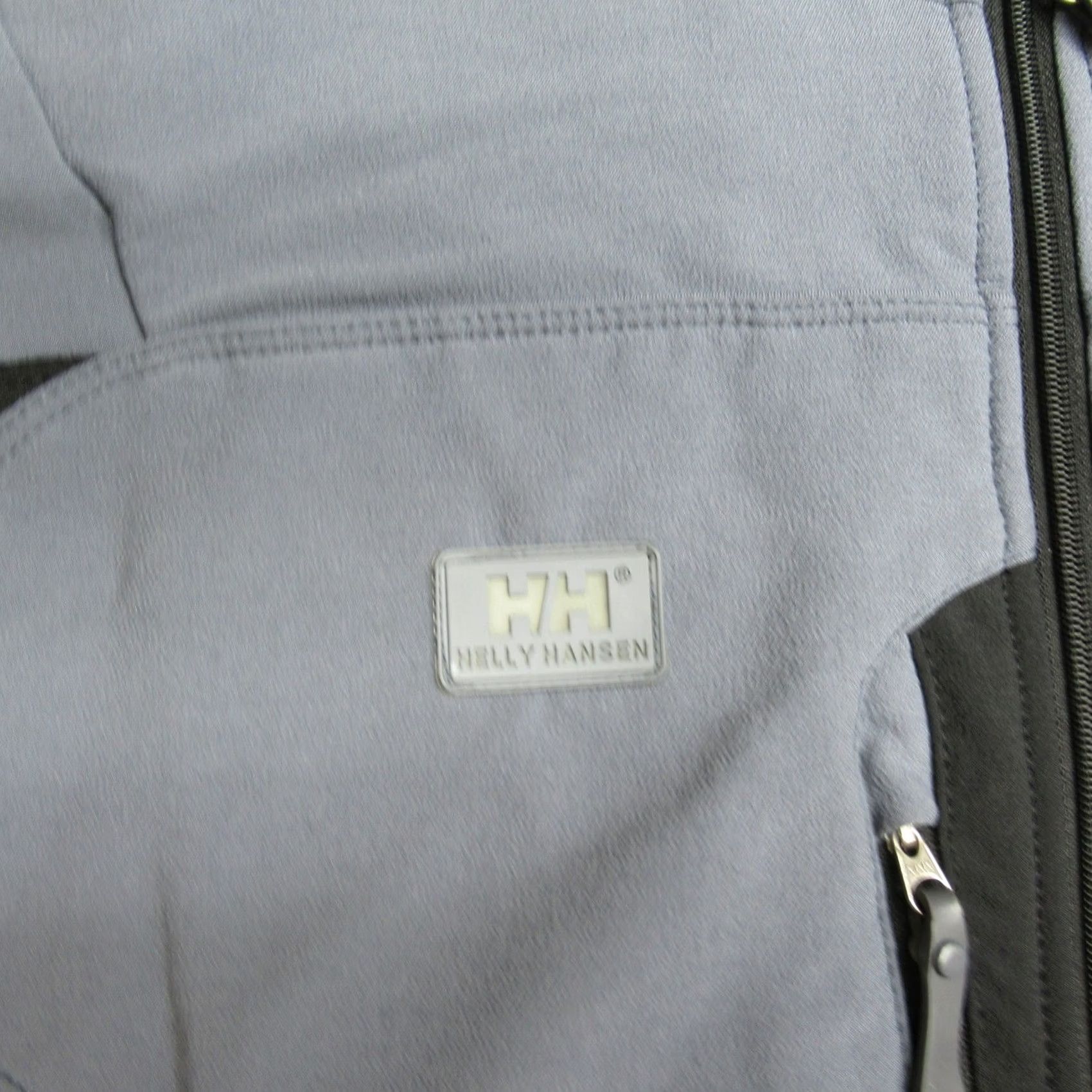Helly Hansen Helly Hansen Jacket Mens Large Gray Softshell Water Resistant Pockets Full Zip Size US L / EU 52-54 / 3 - 6 Thumbnail
