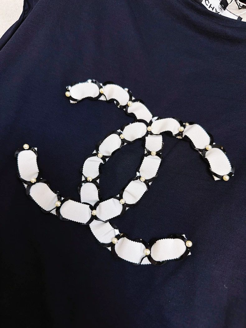 Chanel Chanel 21c early spring dark blue sleeveless large double Size XS / US 0-2 / IT 36-38 - 3 Thumbnail
