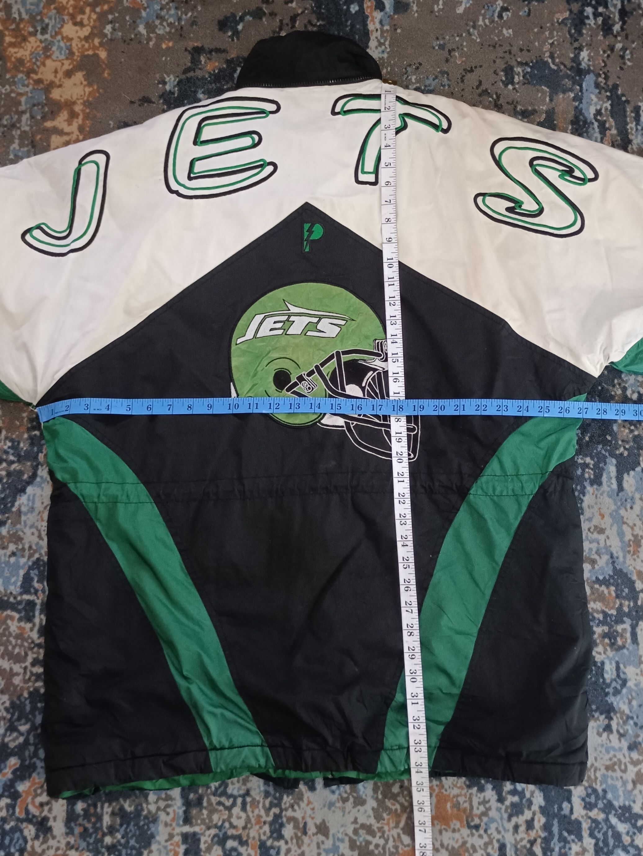 NFL Vintage 90🔥 New York Jets NFL Puffer Jacket Size US XXL / EU 58 / 5 - 21 Thumbnail