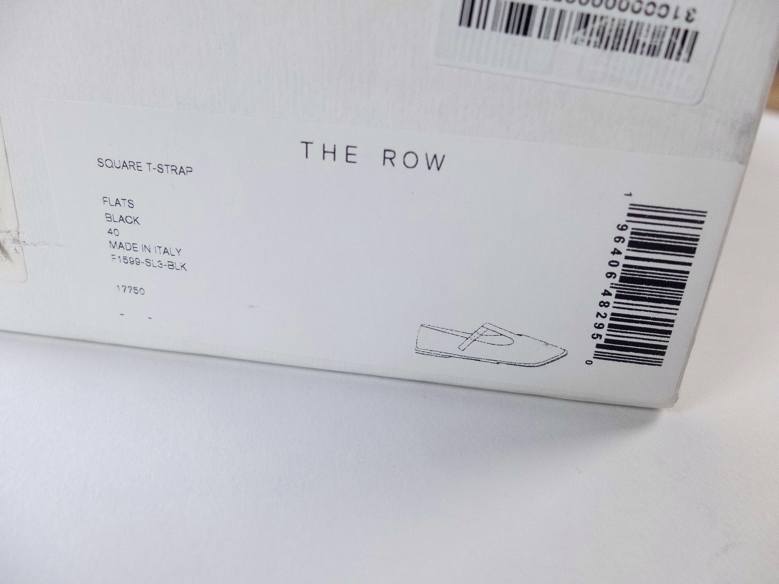 The Row THE ROW black square toe t-strap leather ballet flats 10 40 Size US 10 / IT 40 - 14 Thumbnail