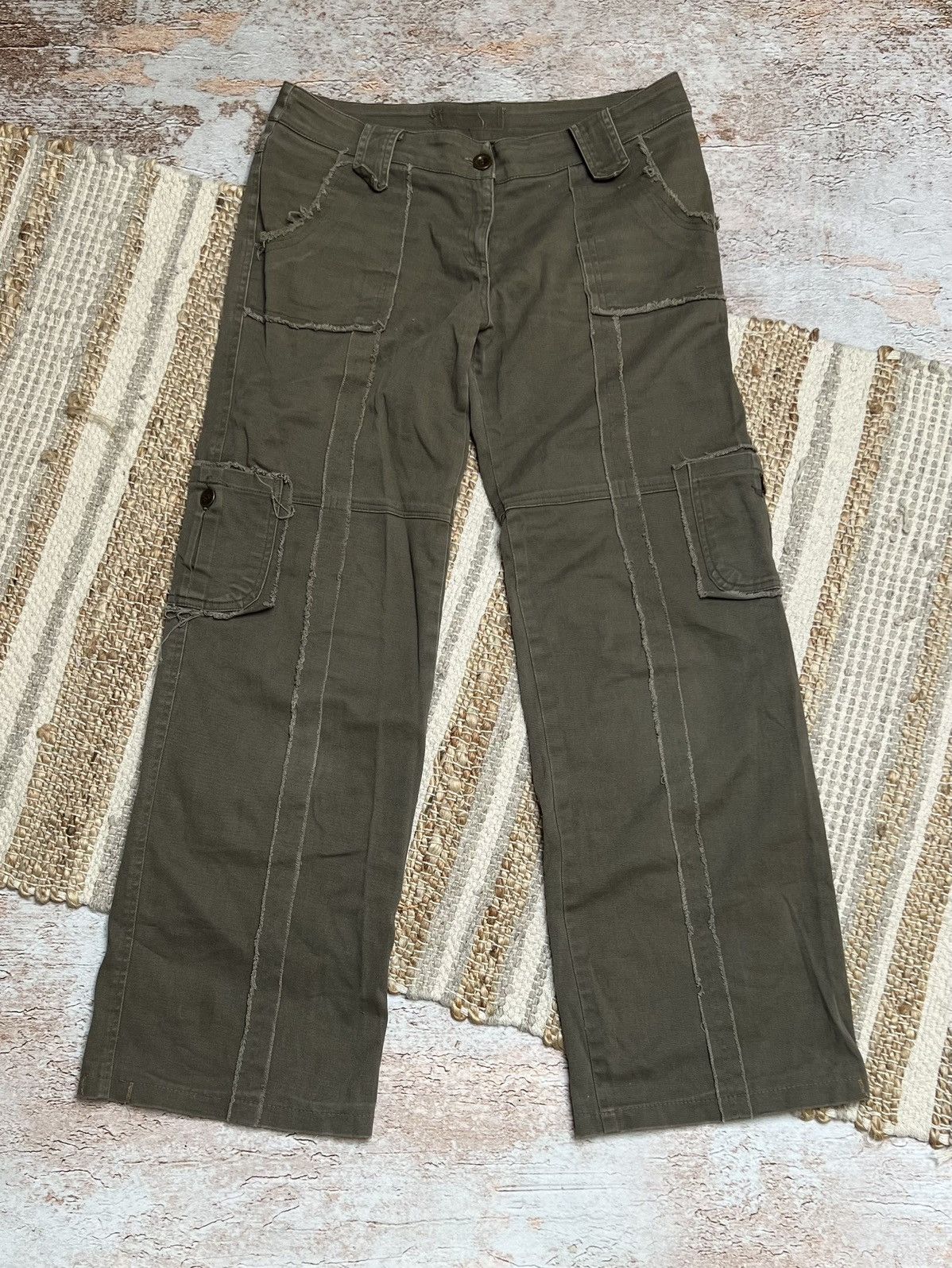 If Six Was Nine × Japanese Brand Vintage Japanese military flare pants Size 27" / US 4 / IT 40 - 1 Thumbnail