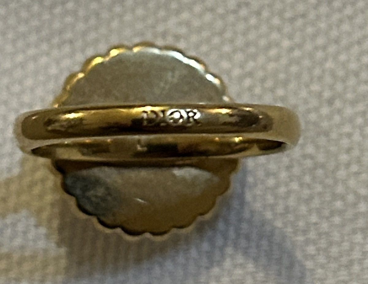 Dior Dior PETIT CD BAROQUE RING Gold-Finish Metal Size ONE SIZE - 6 Thumbnail