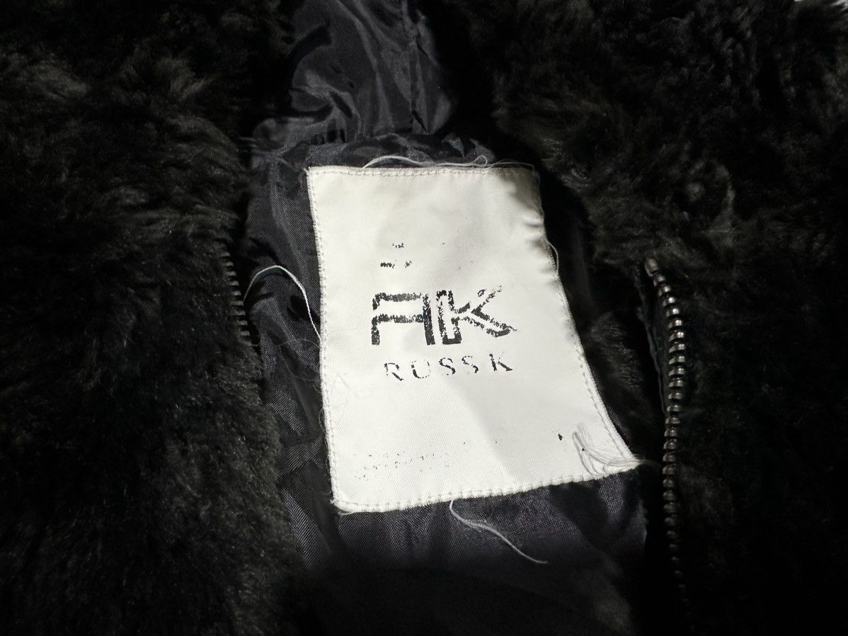 Japanese Brand 🔥Sick Y2K Russ K Fur Hoodie Zipper Vkei Goth Punk Size US L / EU 52-54 / 3 - 8 Thumbnail