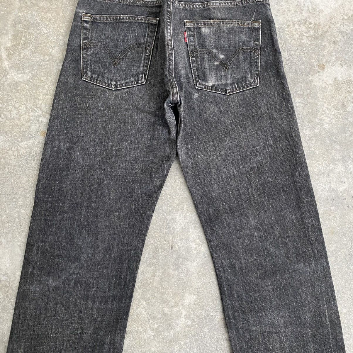 Levi's Size 31x29.5 Vintage Levis 505 Faded Black Denim Jeans Size US 31 - 13 Thumbnail