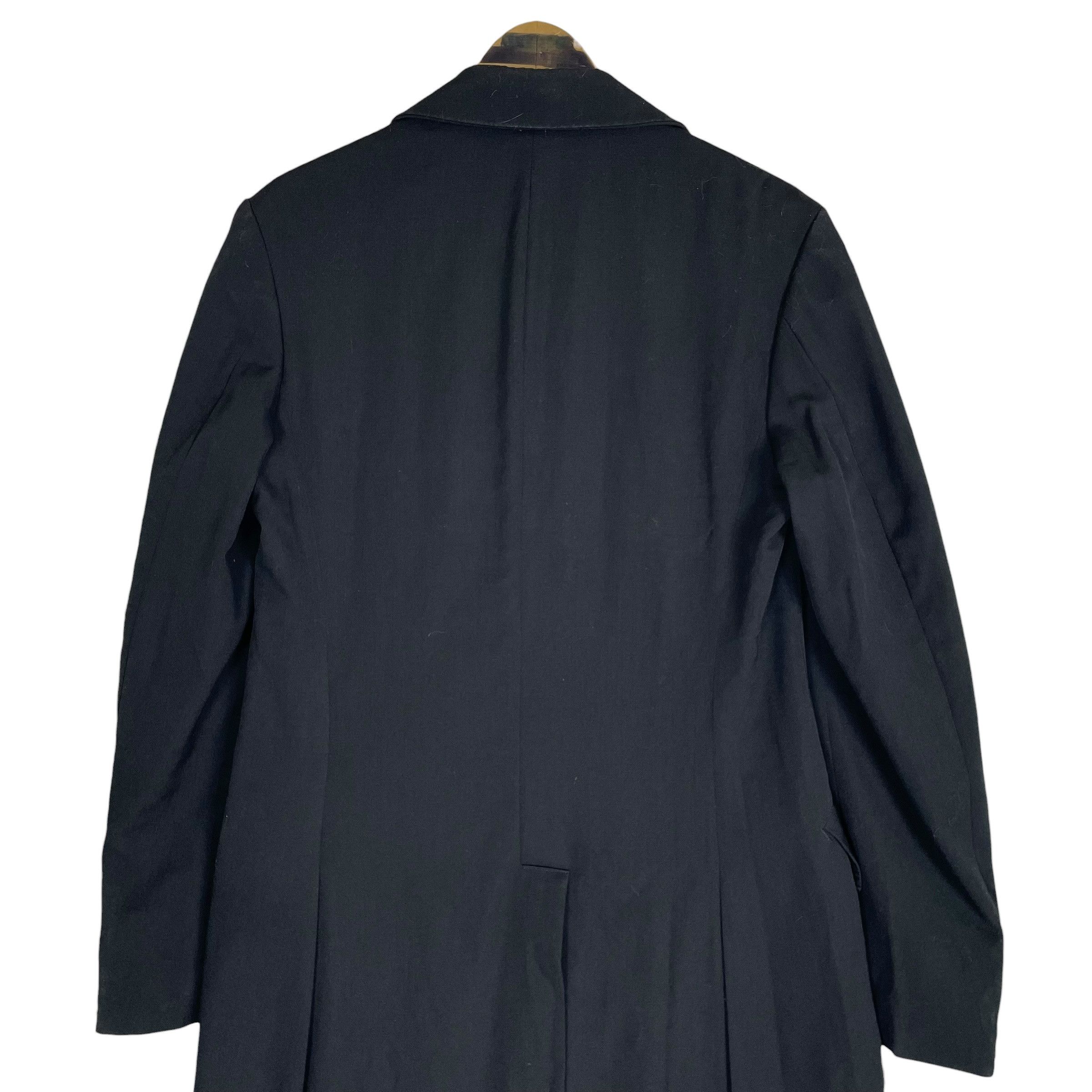 Yohji Yamamoto Yohji Yamamoto Pour Homme A/W 2011 Double Breasted Coat Size US S / EU 44-46 / 1 - 17 Thumbnail