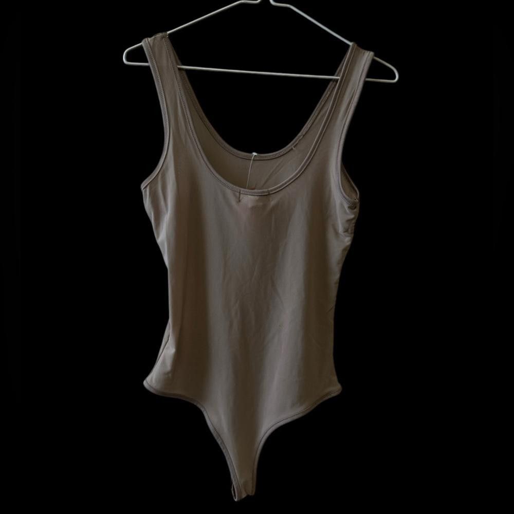 Designer BNWT Streetwear society taupe bodysuit size M Size M / US 6-8 / IT 42-44 - 2 Thumbnail