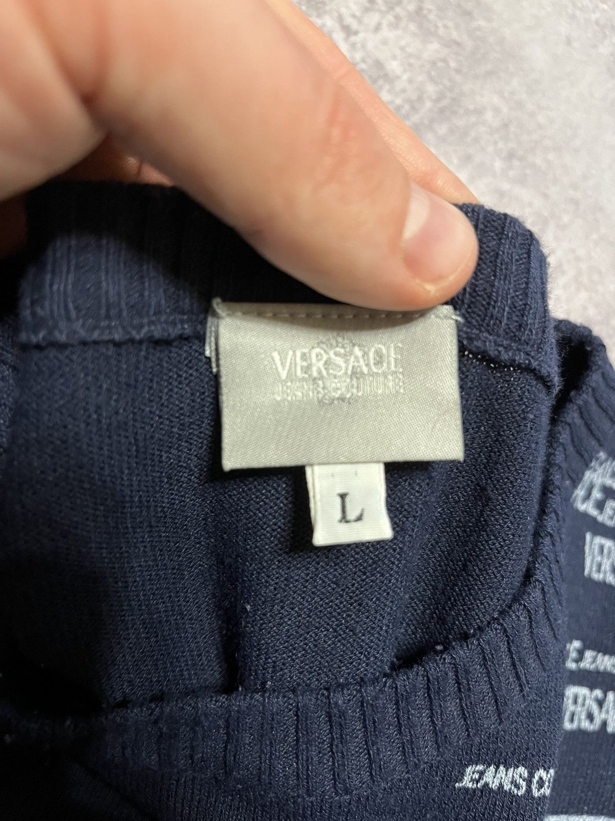 Versace Jeans Couture Vintage Versace sweater Size US L / EU 52-54 / 3 - 3 Thumbnail