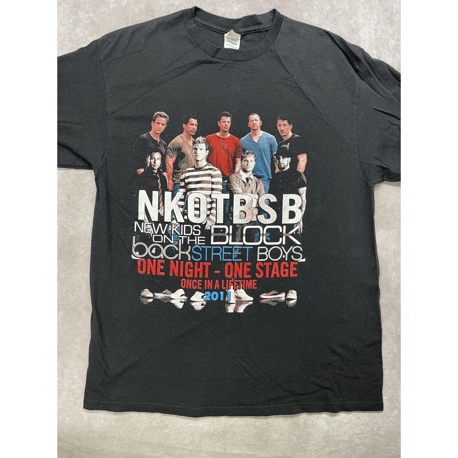 Other Vtg NKOTBSB Double-Sided Tour Shirt XL 2011 NKOTB Backstreet Size US XL / EU 56 / 4 - 2 Thumbnail