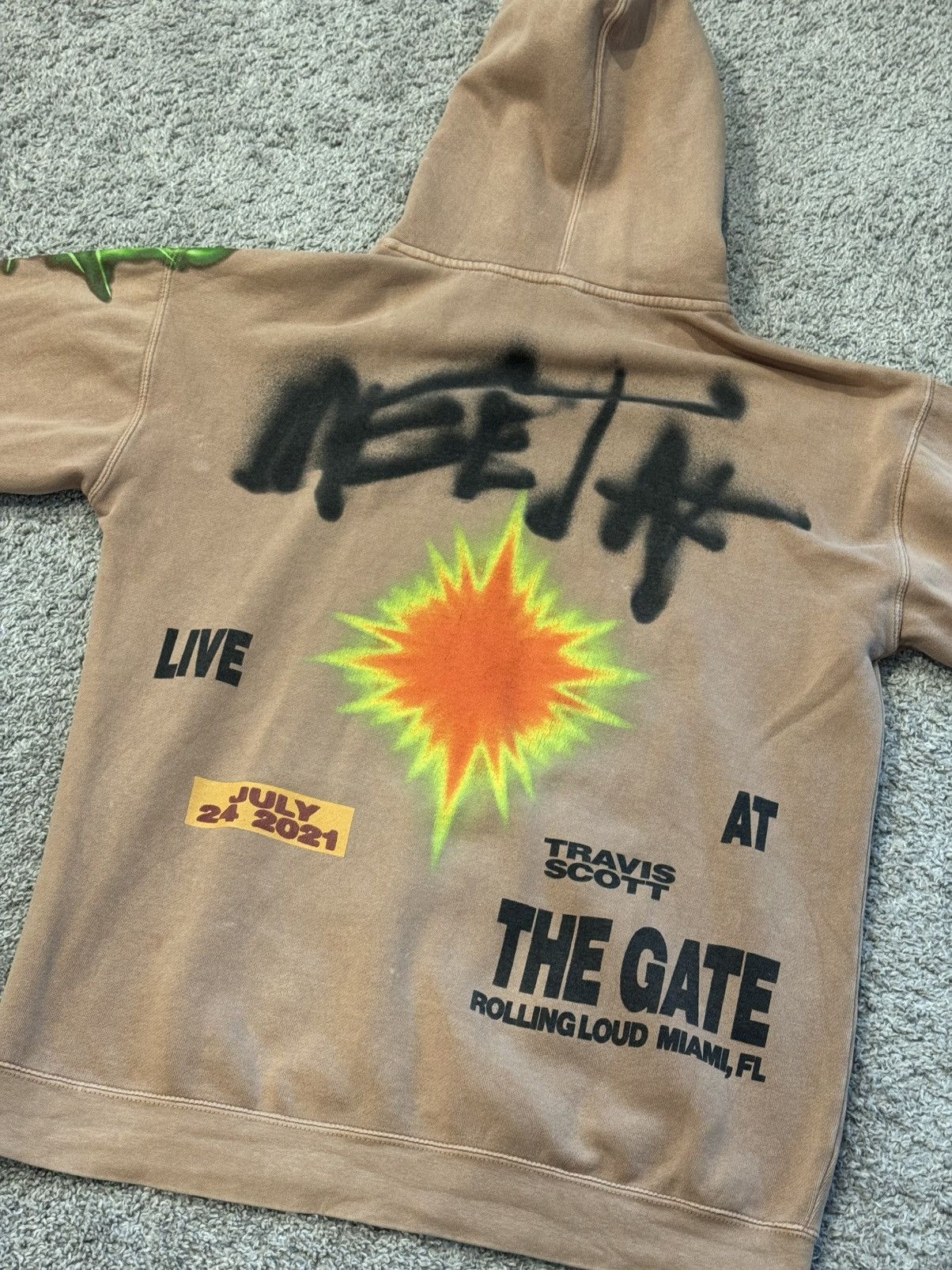 Travis Scott Rolling Loud 2021 Miami Hoodie FITS oversized Size US S / EU 44-46 / 1 - 6 Thumbnail