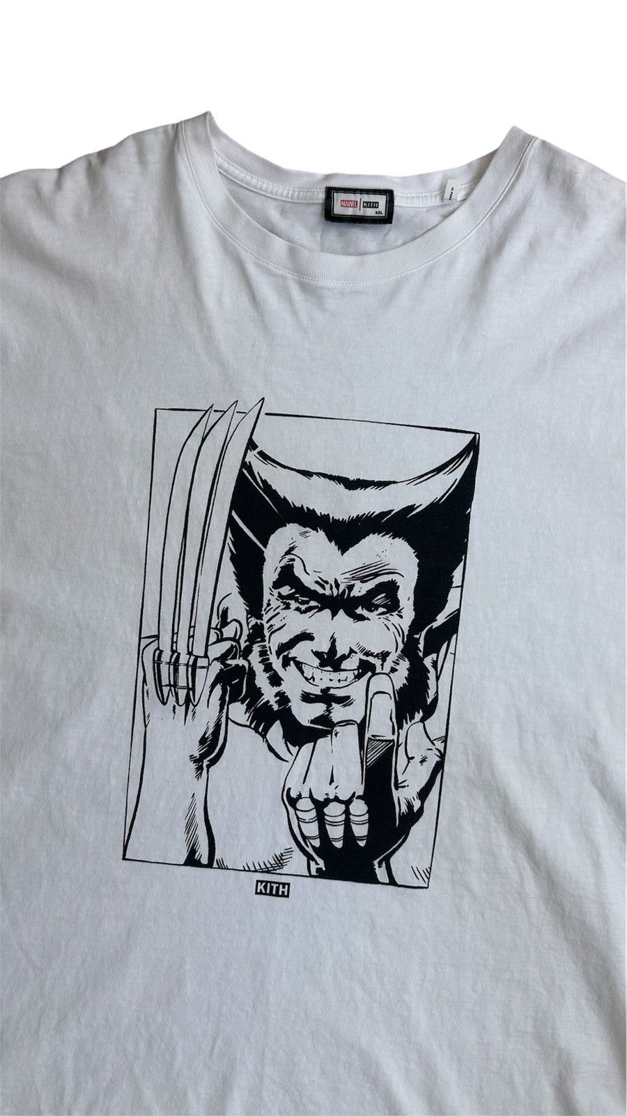 Kith × Marvel Comics Kith x Marvel Wolverine X-Men Anatomy Vintage Tee 'White' Size US XXL / EU 58 / 5 - 5 Thumbnail