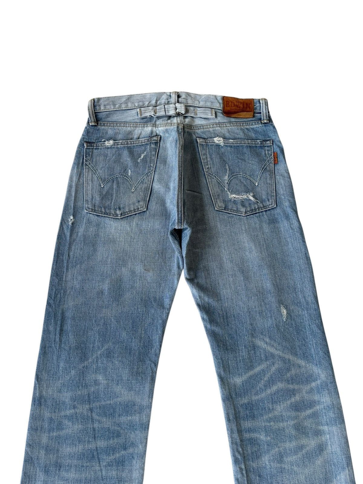Kapital 💥EDWIN 505zx SELVEDGE DENIM BUCKLE BACK BLUE WASH JEANS Size US 30 / EU 46 - 5 Thumbnail