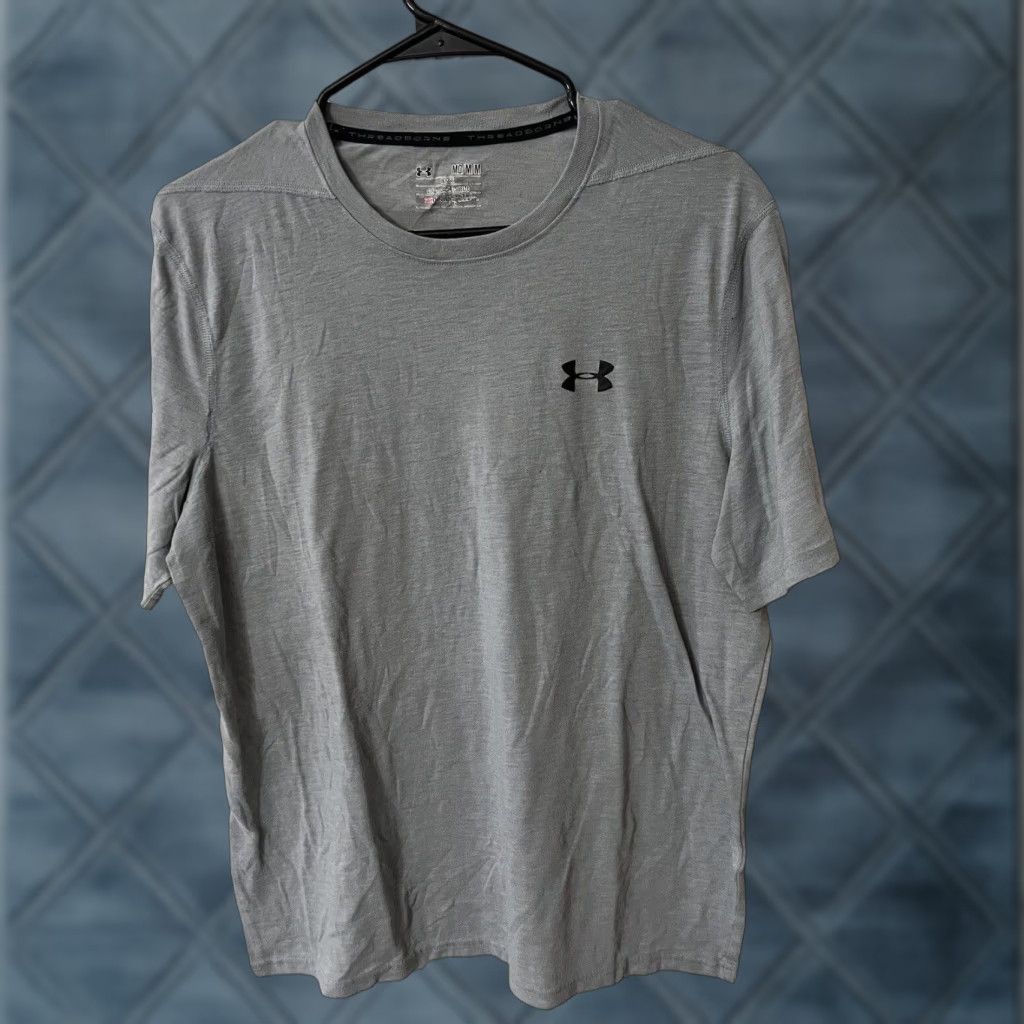 Under Armour Under Armour T-Shirt Men’s Medium Short Sleeve Crew Neck Gray Logo Graphic Size US M / EU 48-50 / 2 - 1 Thumbnail