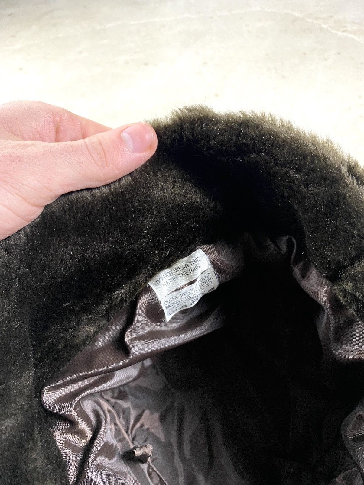 Japanese Brand Vintage Brown Mohair Fur Hat Fuzzy Panama Hype Ushanka Size ONE SIZE - 6 Thumbnail