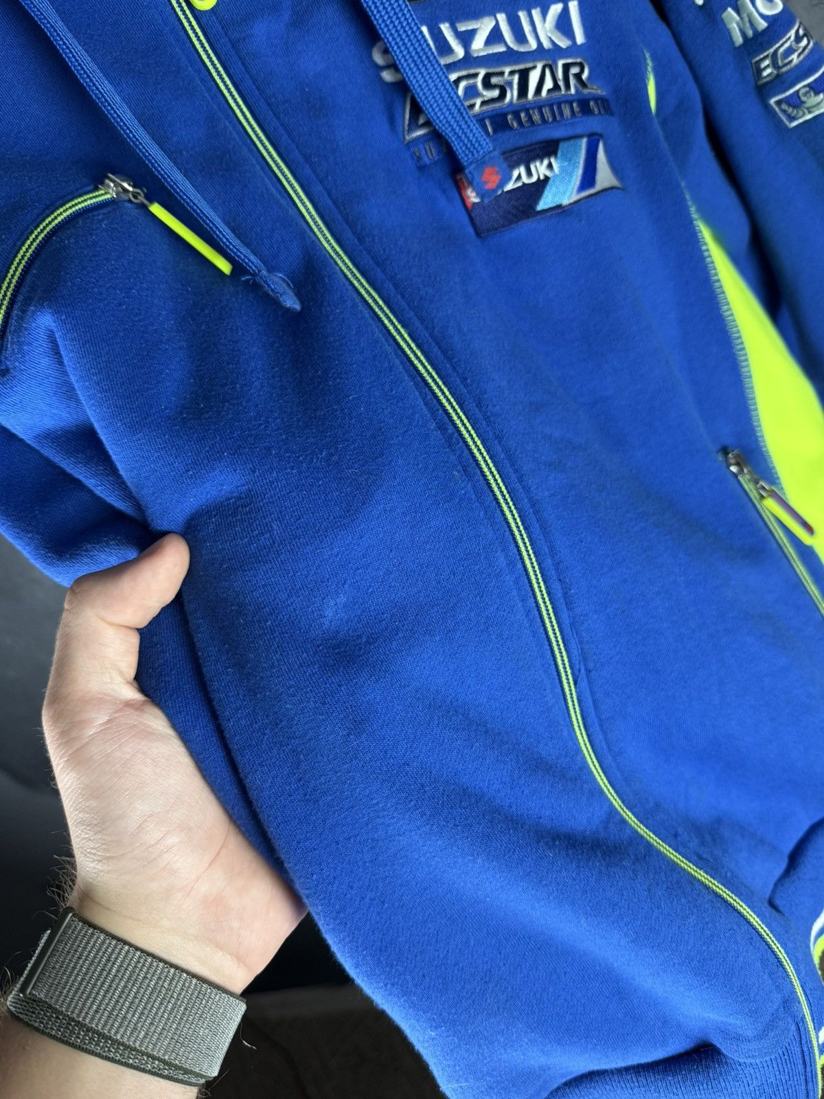 Other Vintage Y2K Suzuki Racing Moto Zip Hoodie Men's Size M Size US M / EU 48-50 / 2 - 11 Thumbnail