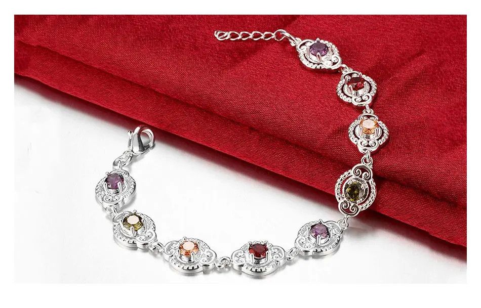 Jewelry Crystal Charm Bracelet Size ONE SIZE - 1 Thumbnail
