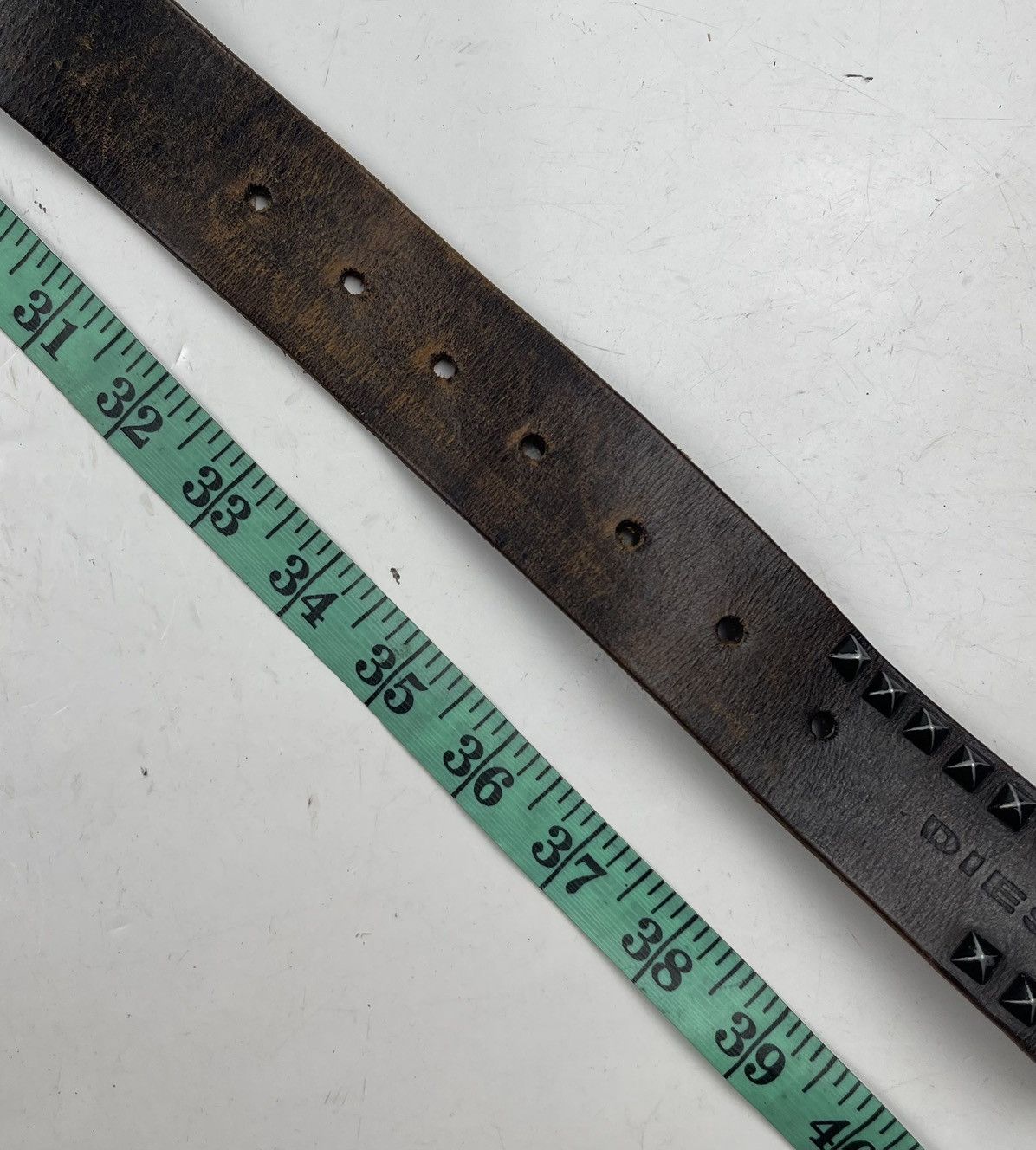 Diesel diesel spiked belt tc49 Size 36 - 7 Thumbnail