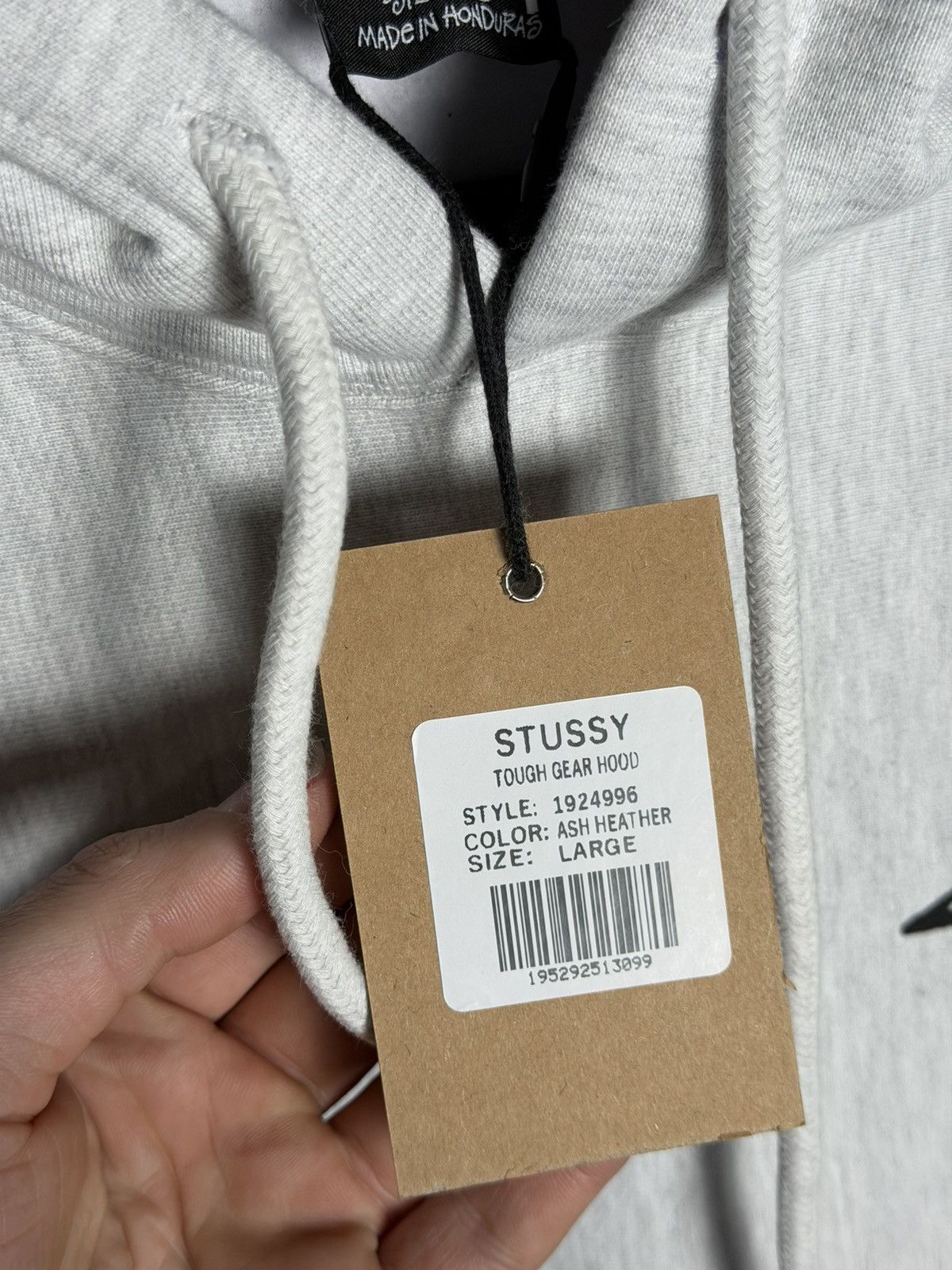 Stussy STUSSY Tough Gear Hoodie “Ash Heather” Size US M / EU 48-50 / 2 - 6 Thumbnail