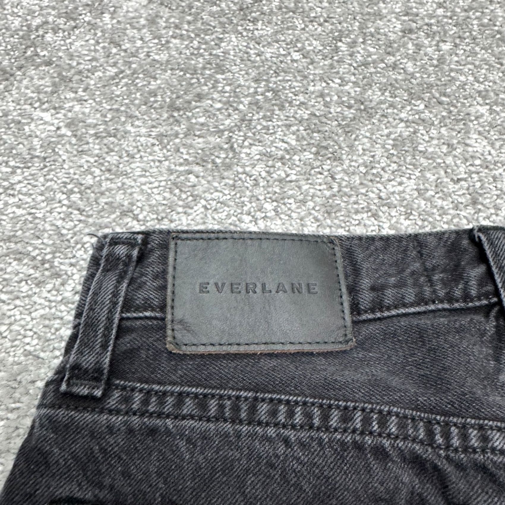 Everlane Everlane The Slouch Bootcut Denim Jeans Womens 23 Black Mid Rise Cotton Blend Jeans Slim Bootcut City Streetwear Size 40" / US 18 - 5 Thumbnail
