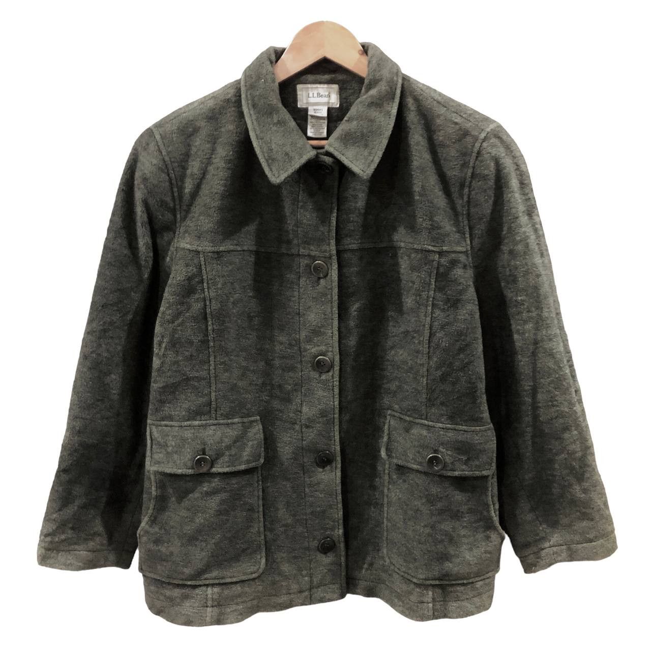 L.L. Bean × Vintage L.L.BEAN WOOL BUTTON UP JACKET Size L / US 10 / IT 46 - 1 Thumbnail