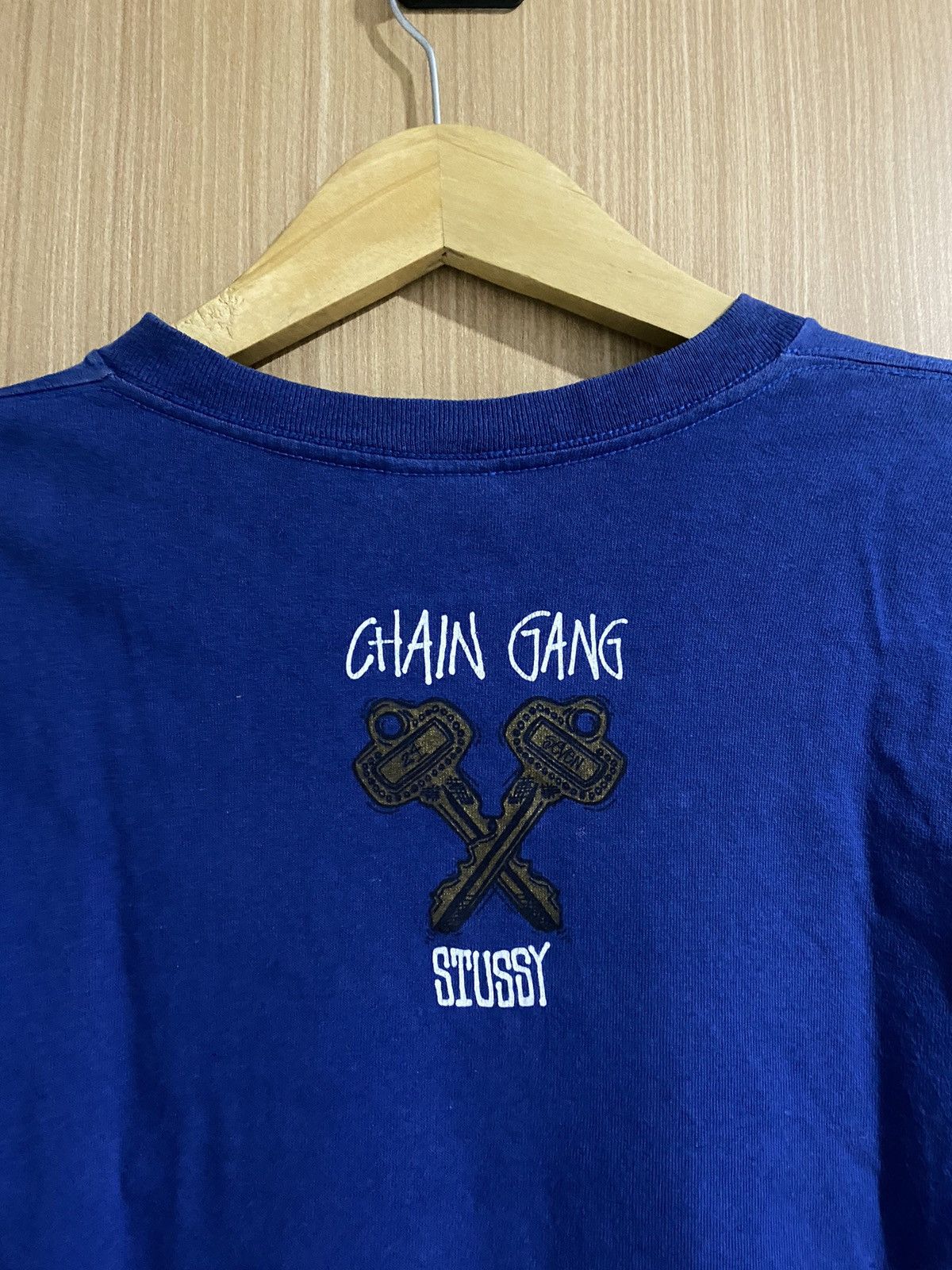 Stussy 2000s stussy x chain gang longsleeve rare collection Size US M / EU 48-50 / 2 - 9 Thumbnail