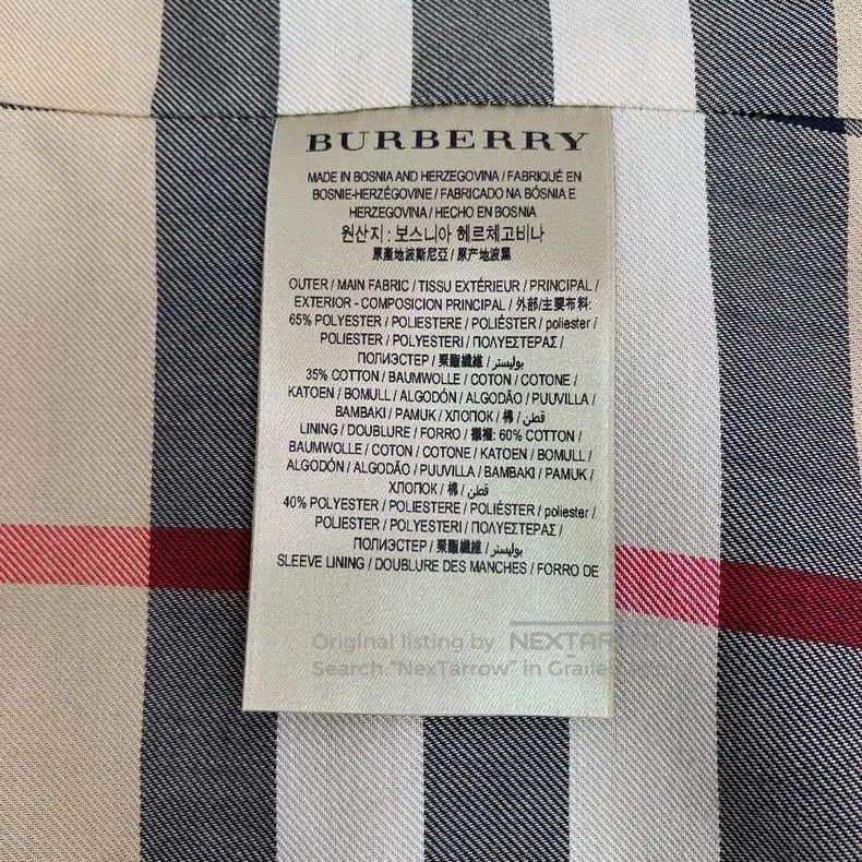 Burberry Green Trench Coat with Belt.