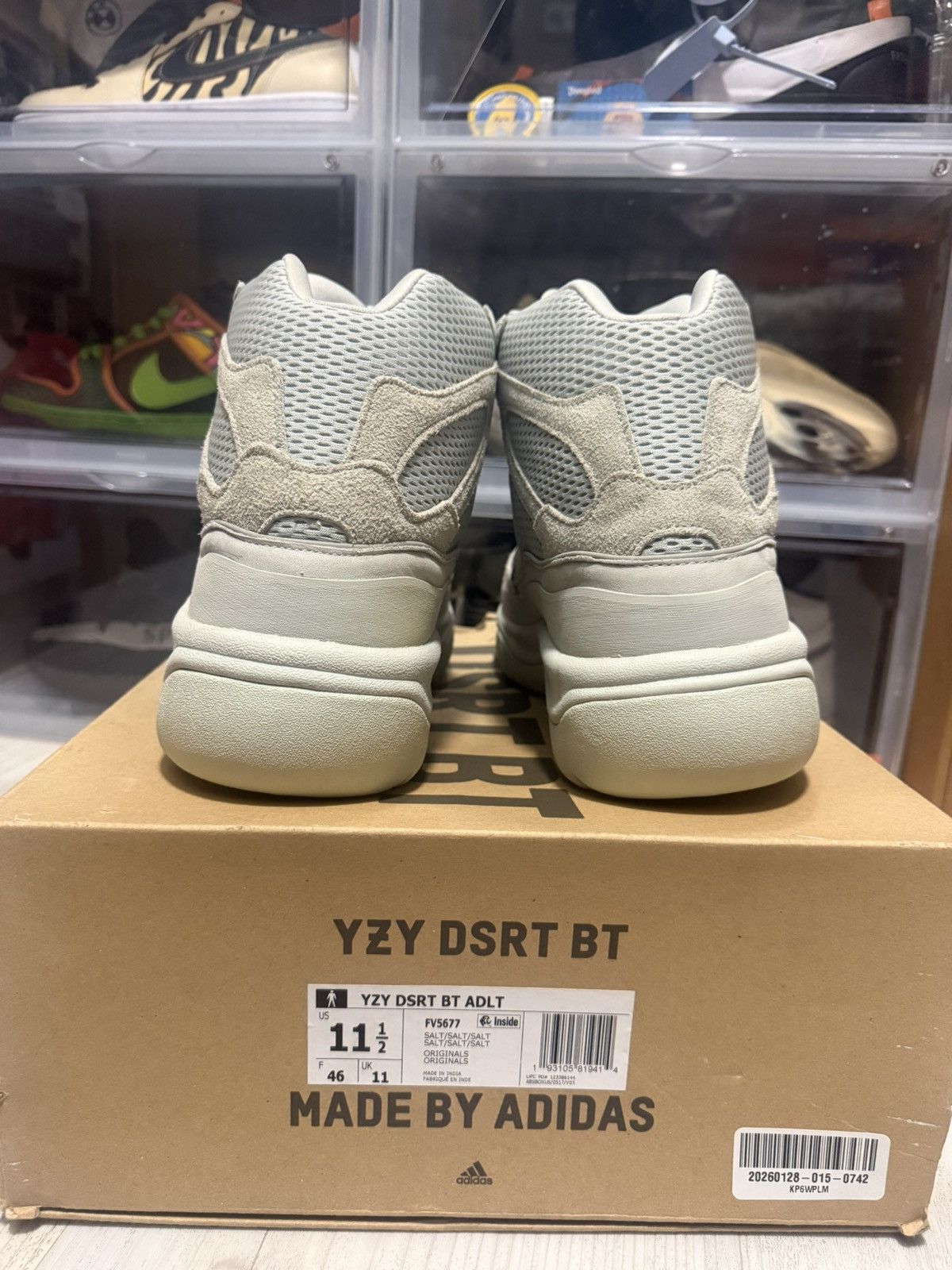 Adidas × Kanye West Adidas Yeezy Desert Boot Salt Size US 11.5 / EU 44-45 - 5 Thumbnail