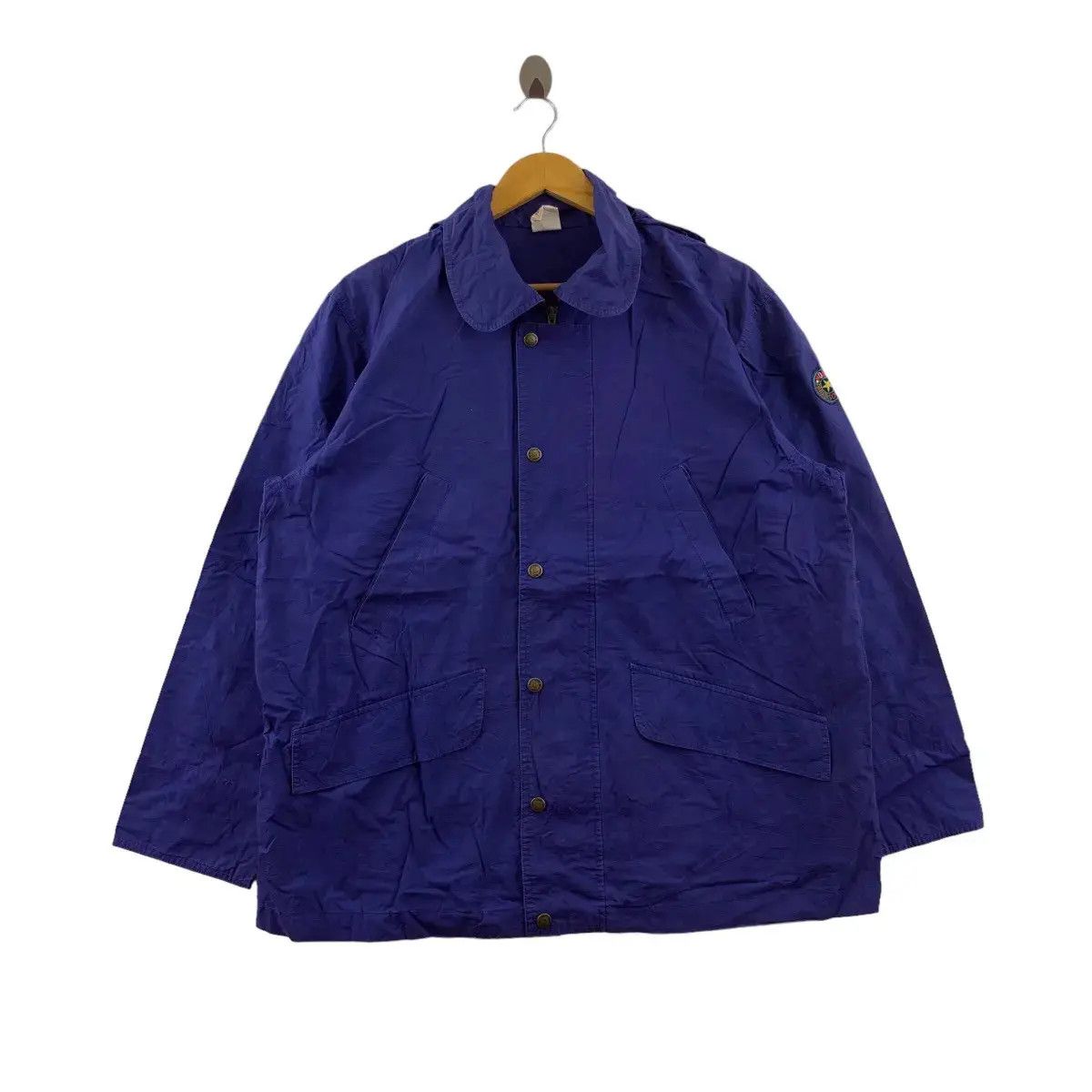 Vintage Vintage PARADISO MONTE OVEST Natural Dye Indigo Jacket Size US XL / EU 56 / 4 - 1 Thumbnail
