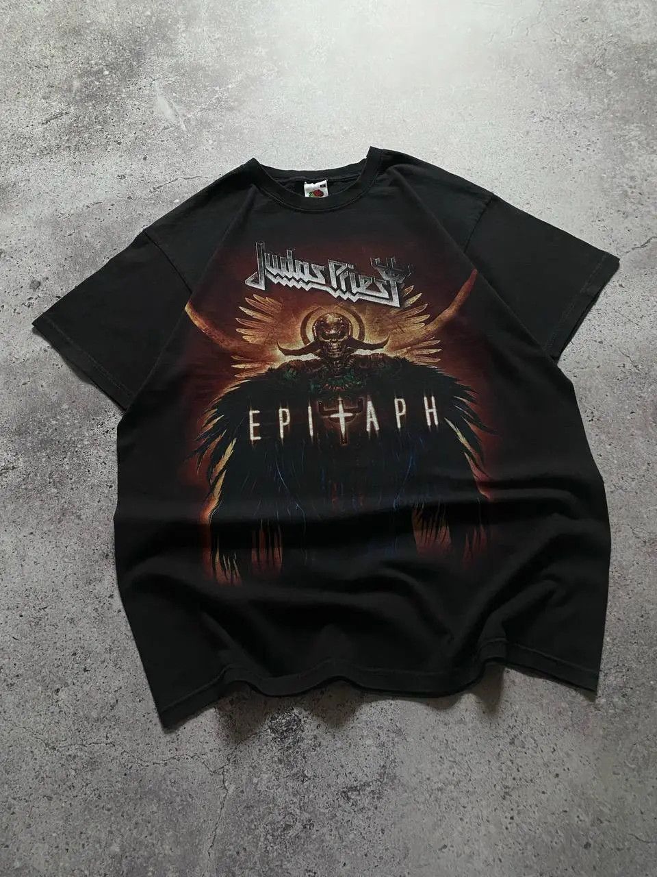 Vintage VINTAGE JUDAS PRIEST EPITAPH WORLD HEAVY METAL BAND T SHIRT Size US M / EU 48-50 / 2 - 2 Thumbnail
