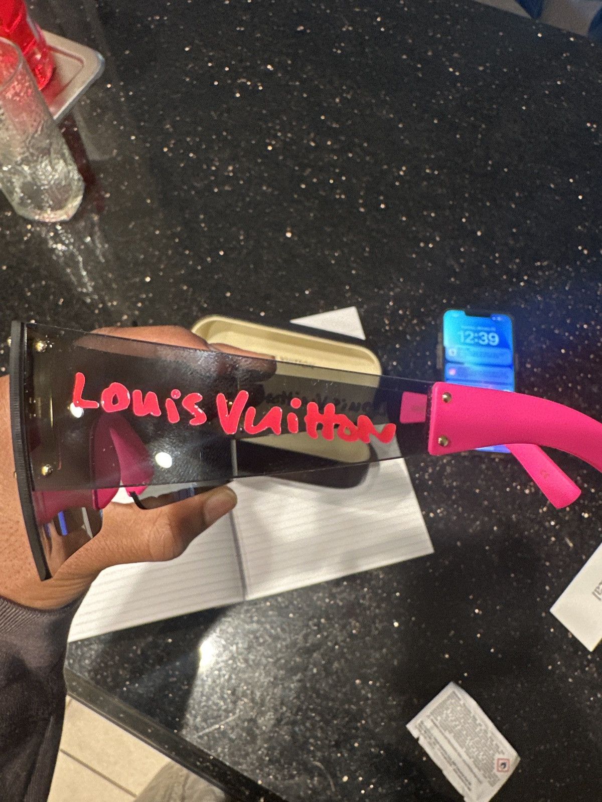 Louis Vuitton × Marc Jacobs × Stephen Sprouse Louis Vuitton x Stephen Sprouse Rare graffiti sunglasses Size ONE SIZE - 4 Thumbnail